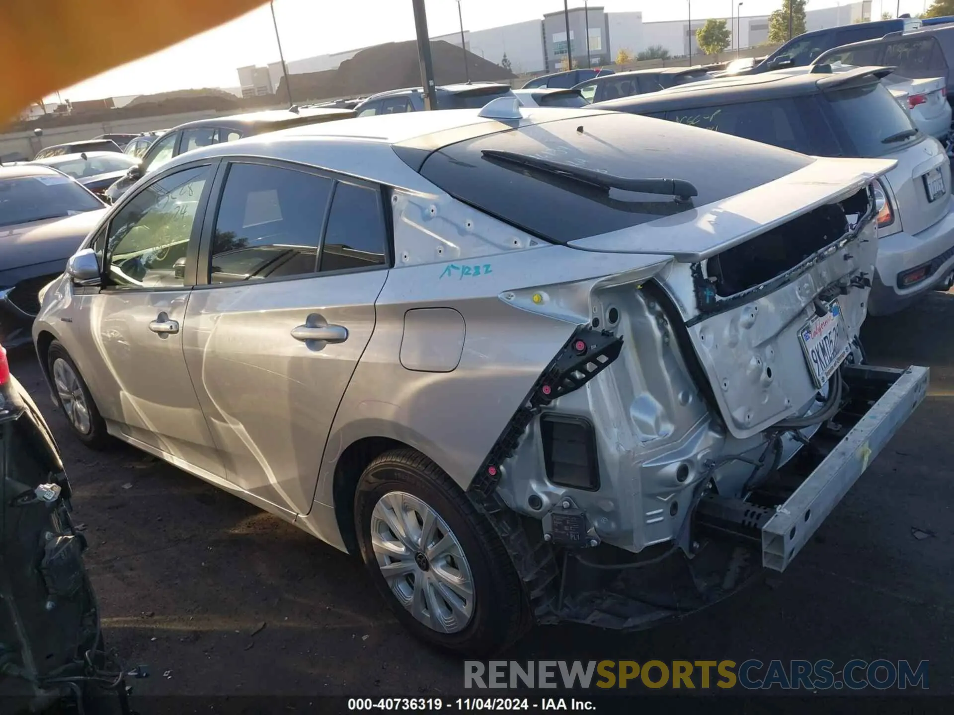 15 fotografías del automóvil dañado JTDKAMFU6M3131672 TOYOTA PRIUS 2021