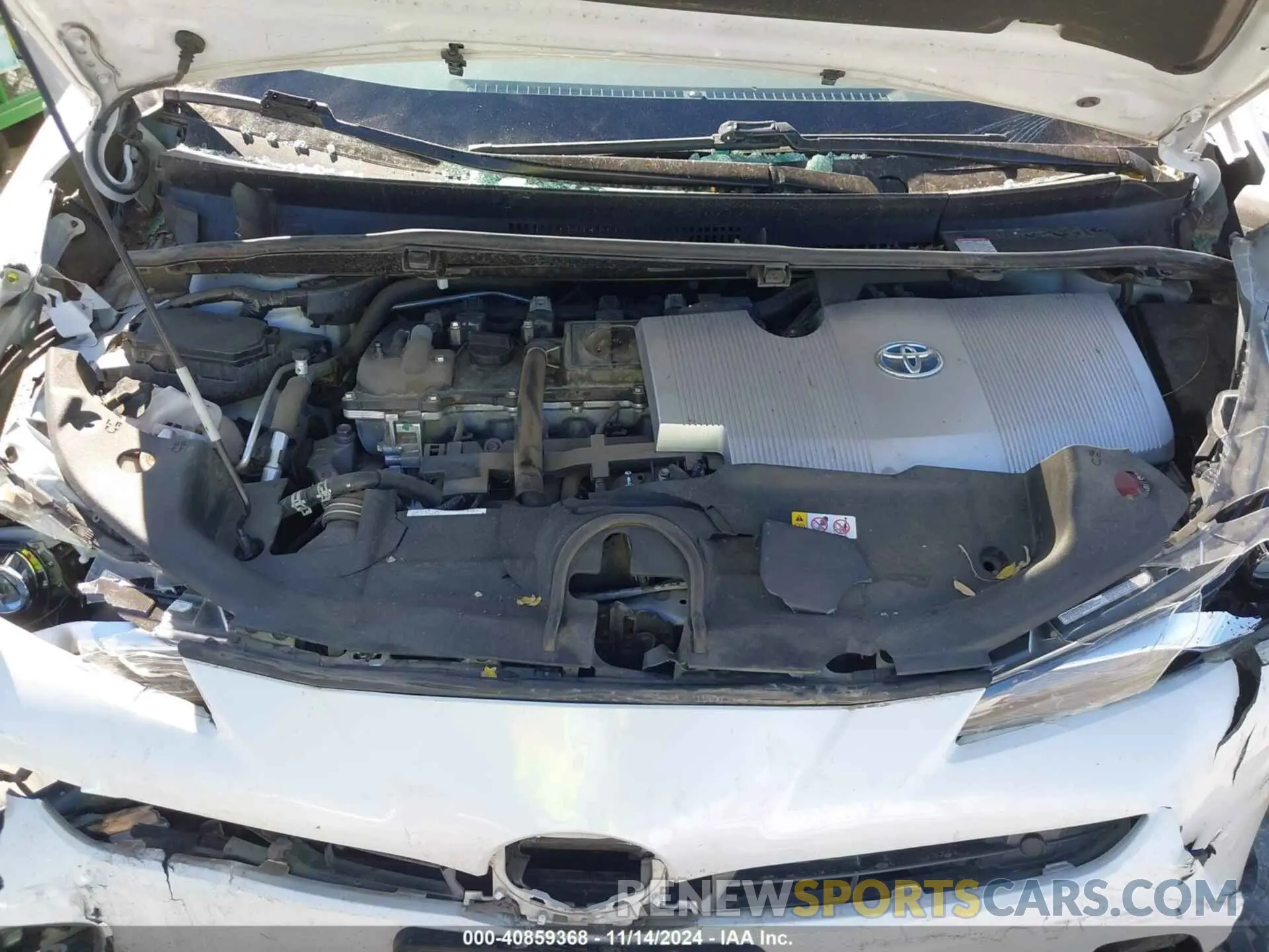 10 fotografías del automóvil dañado JTDKAMFU6M3131932 TOYOTA PRIUS 2021