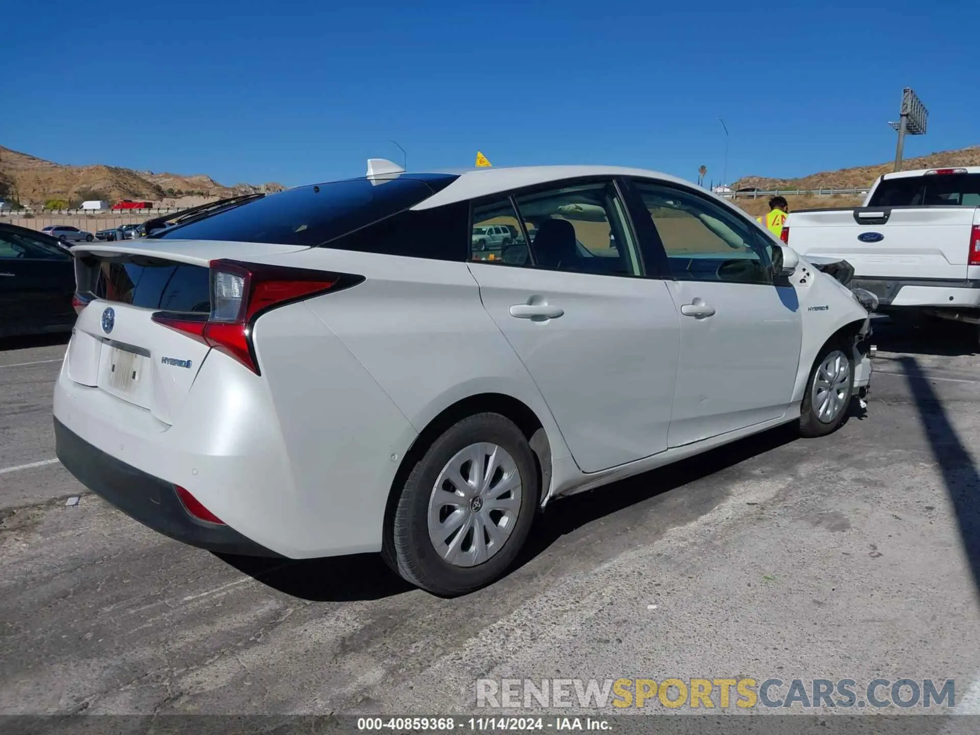 12 fotografías del automóvil dañado JTDKAMFU6M3131932 TOYOTA PRIUS 2021