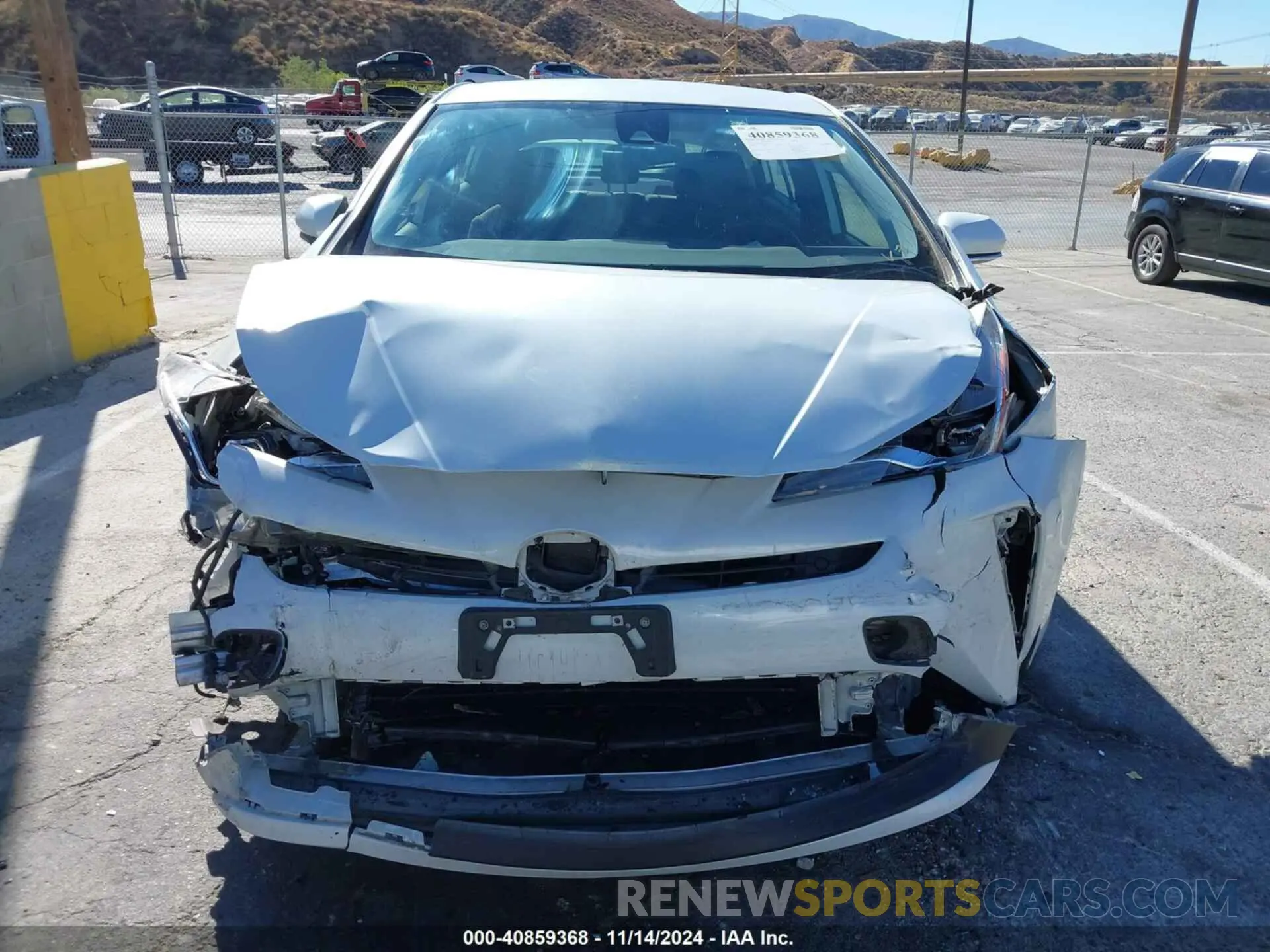 6 fotografías del automóvil dañado JTDKAMFU6M3131932 TOYOTA PRIUS 2021