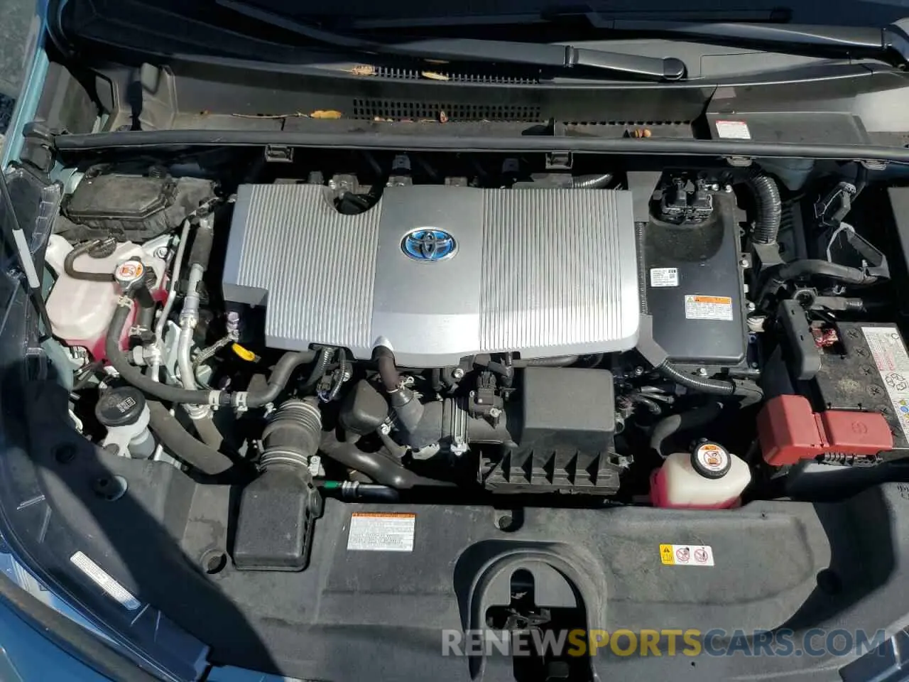 11 fotografías del automóvil dañado JTDKAMFU6M3138833 TOYOTA PRIUS 2021