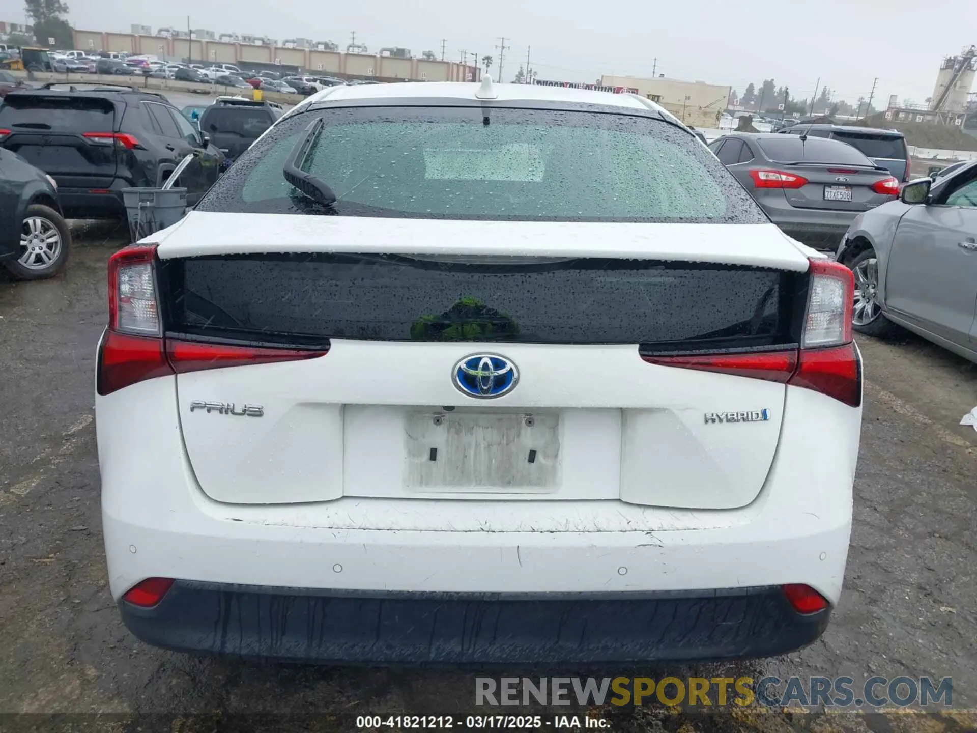 16 fotografías del automóvil dañado JTDKAMFU6M3141019 TOYOTA PRIUS 2021