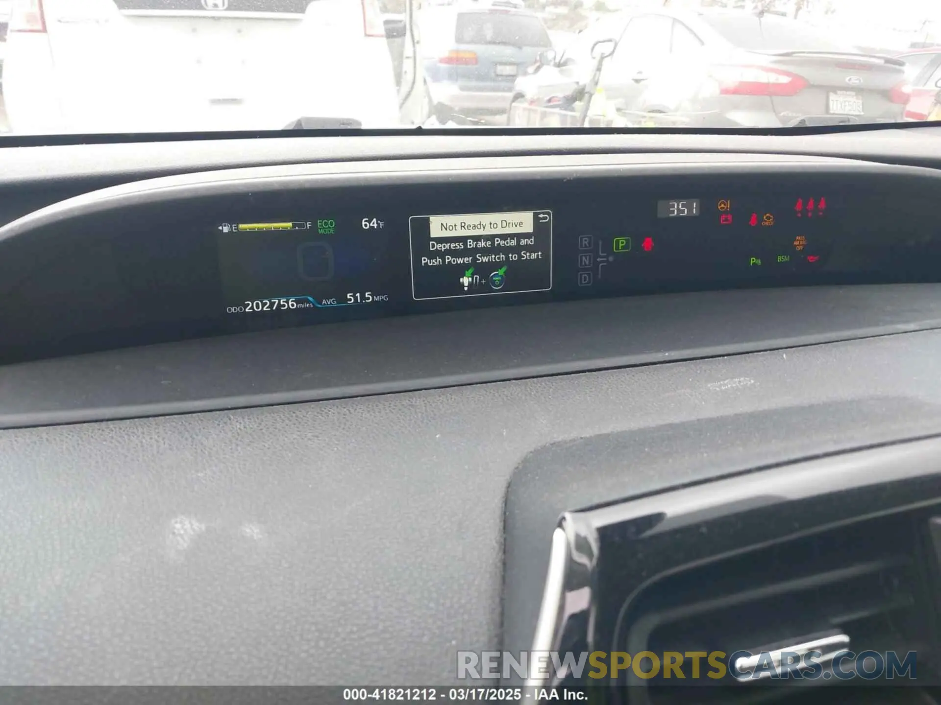 7 fotografías del automóvil dañado JTDKAMFU6M3141019 TOYOTA PRIUS 2021