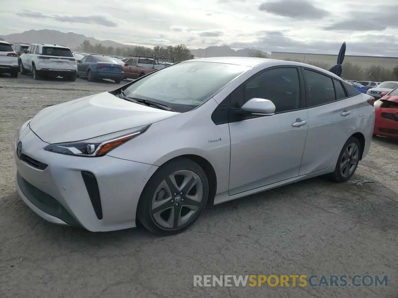 1 fotografías del automóvil dañado JTDKAMFU6M3141280 TOYOTA PRIUS 2021