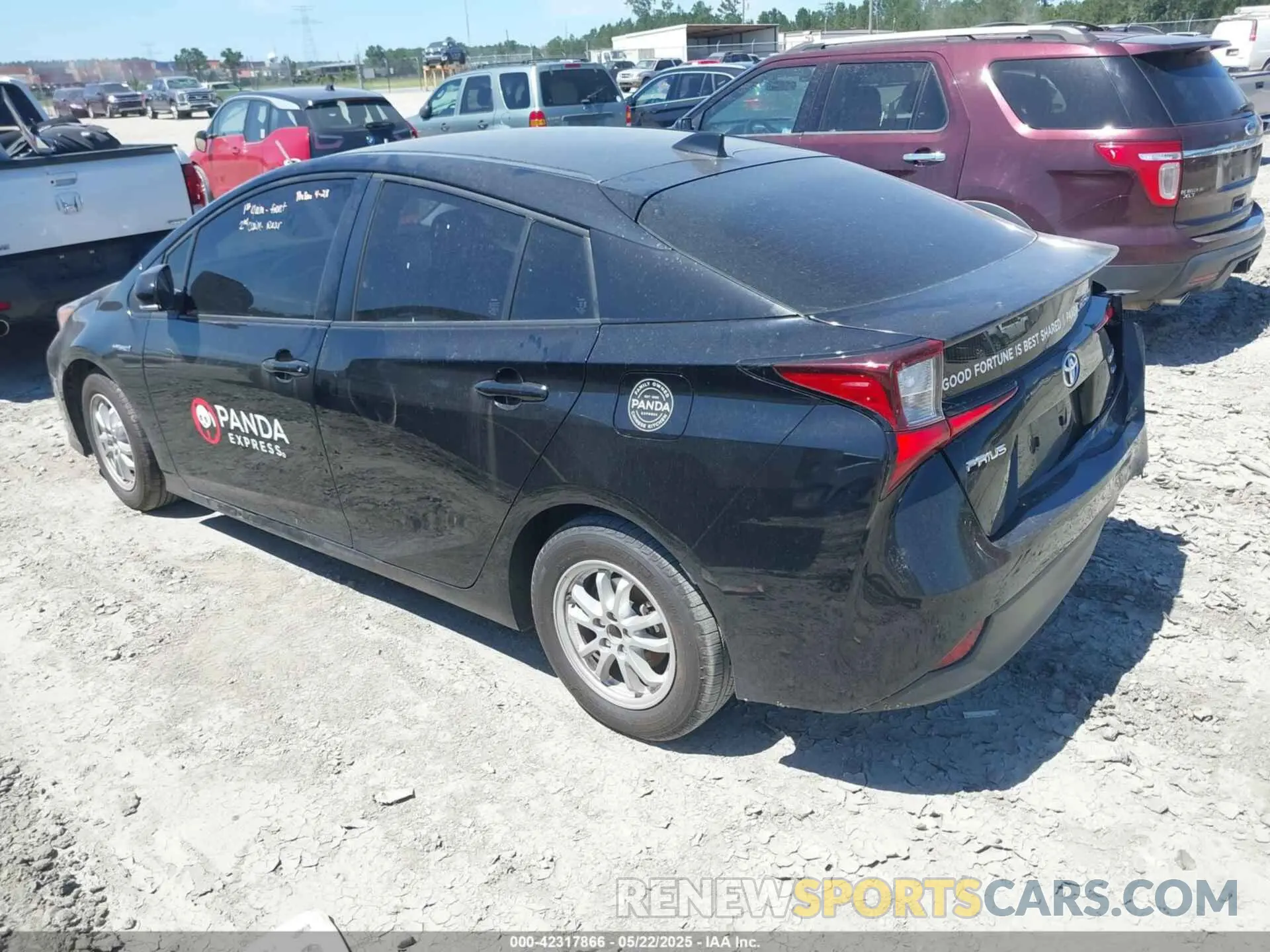 3 fotografías del automóvil dañado JTDKAMFU6M3141392 TOYOTA PRIUS 2021