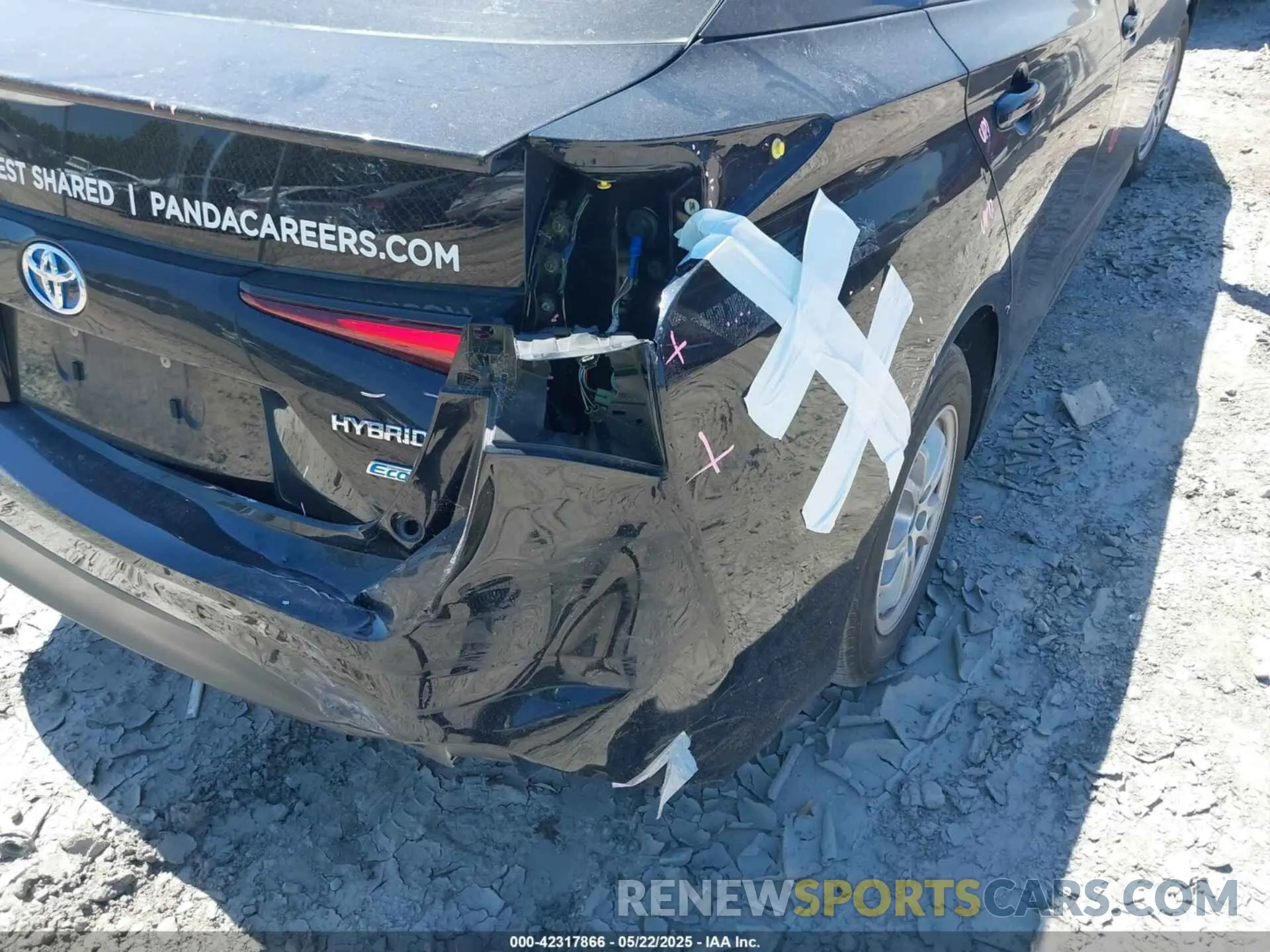 6 fotografías del automóvil dañado JTDKAMFU6M3141392 TOYOTA PRIUS 2021