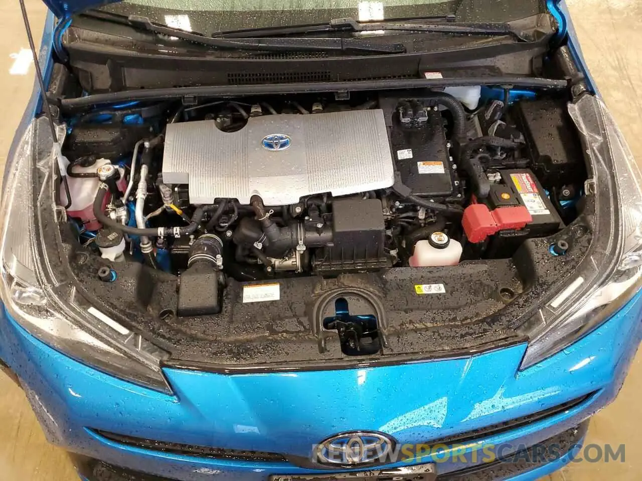 11 fotografías del automóvil dañado JTDKAMFU6M3142364 TOYOTA PRIUS 2021