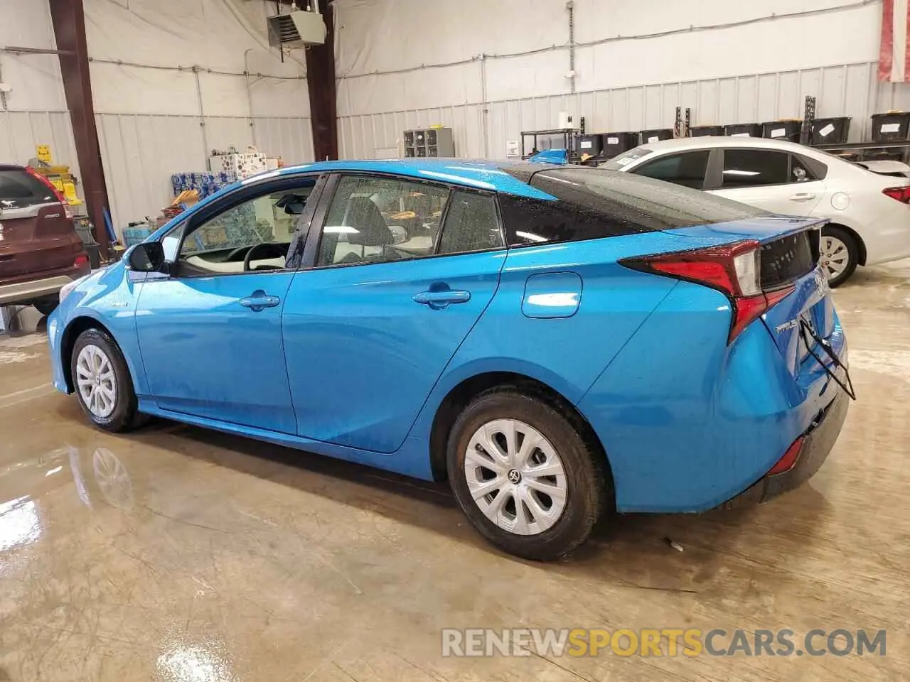 2 fotografías del automóvil dañado JTDKAMFU6M3142364 TOYOTA PRIUS 2021