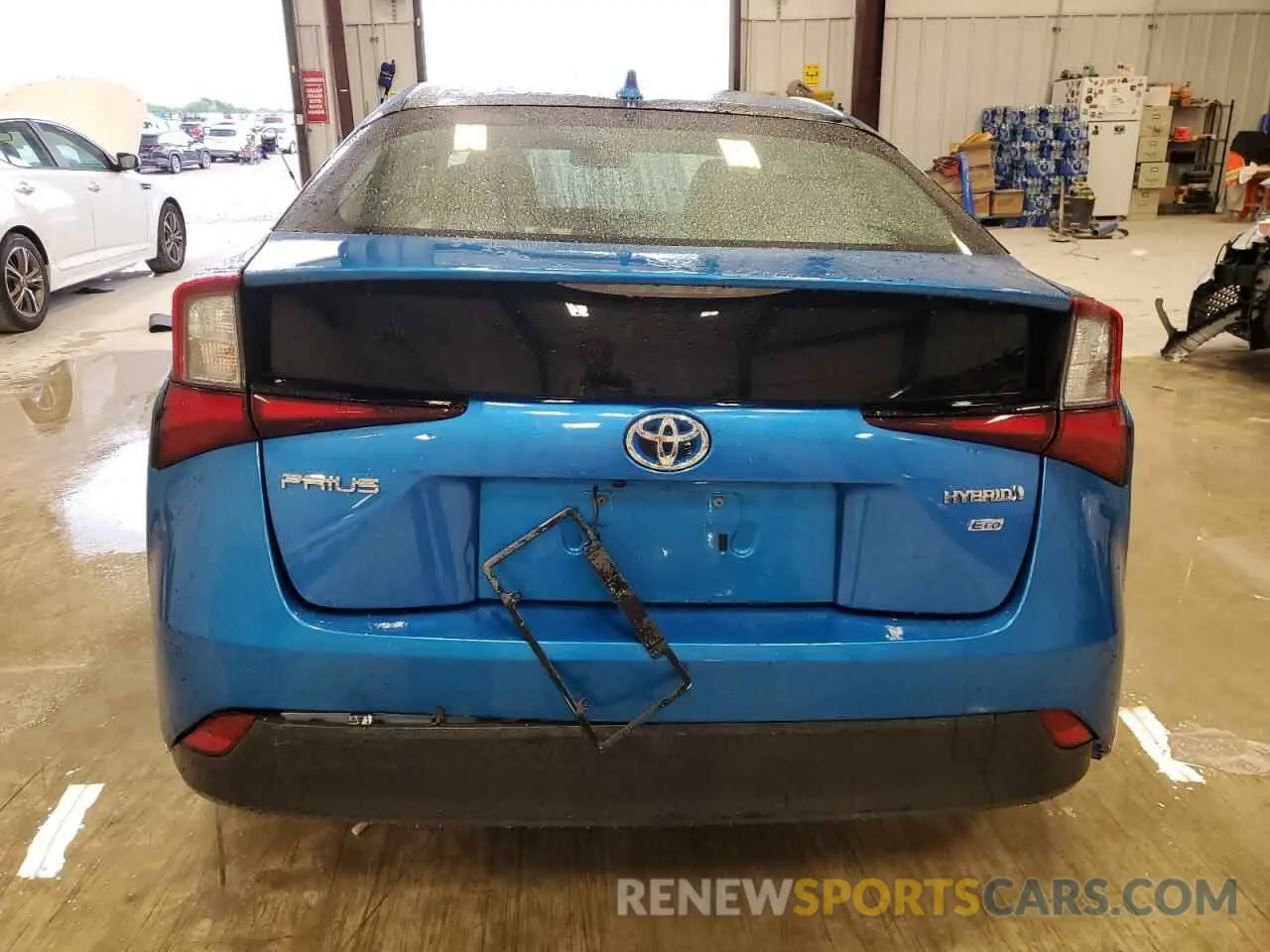6 fotografías del automóvil dañado JTDKAMFU6M3142364 TOYOTA PRIUS 2021