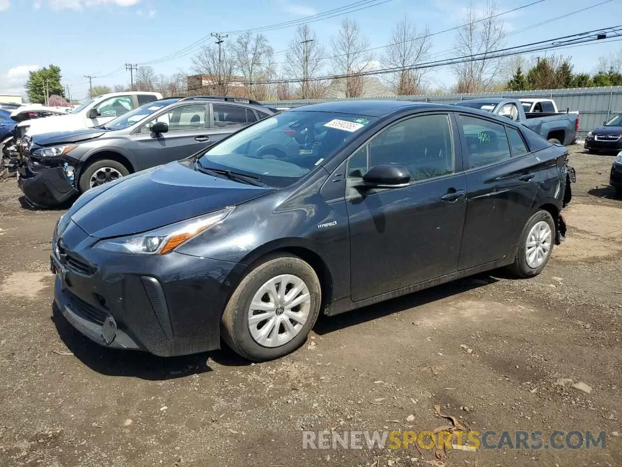 1 fotografías del automóvil dañado JTDKAMFU6M3150108 TOYOTA PRIUS 2021