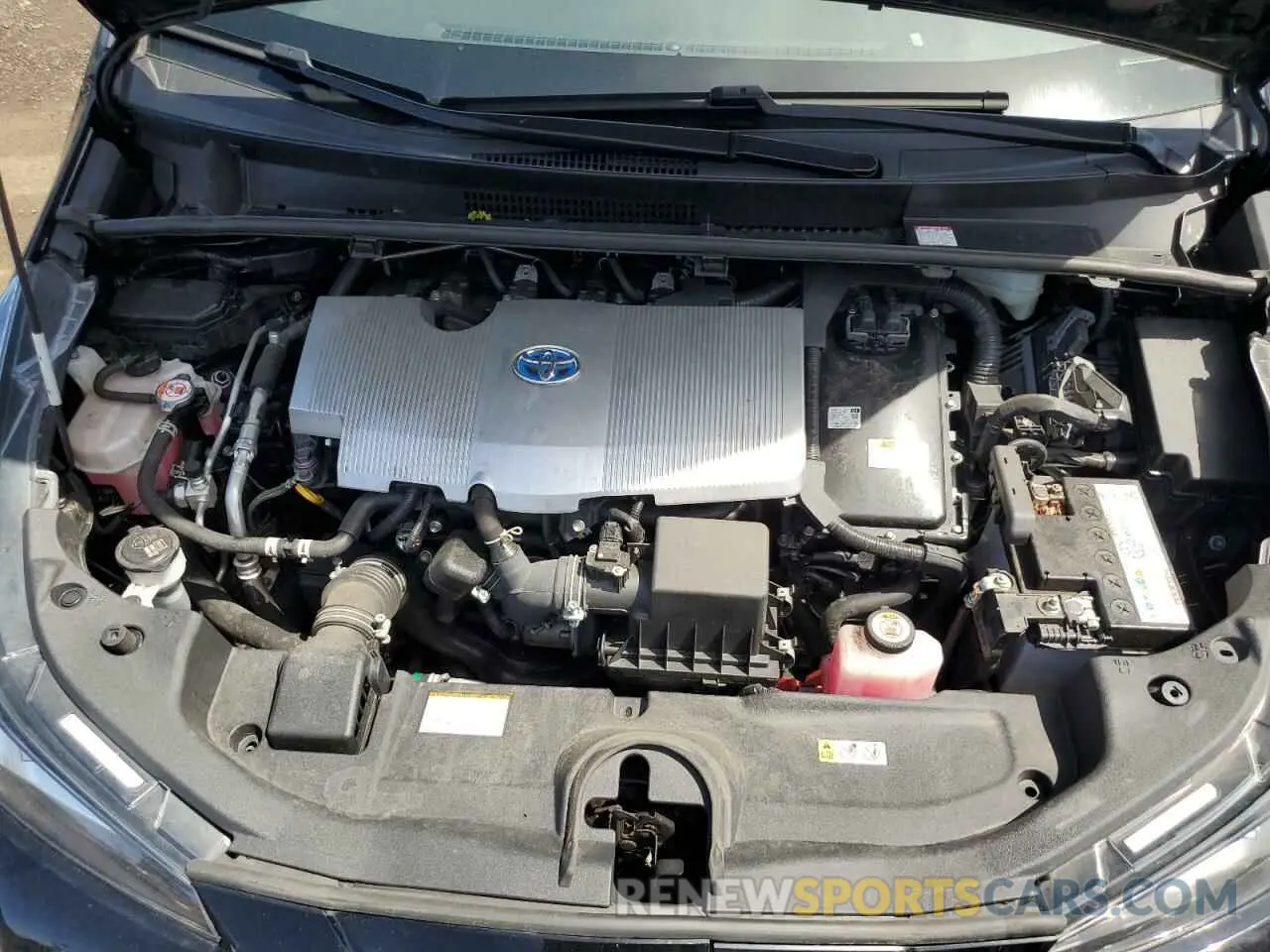 11 fotografías del automóvil dañado JTDKAMFU6M3150108 TOYOTA PRIUS 2021