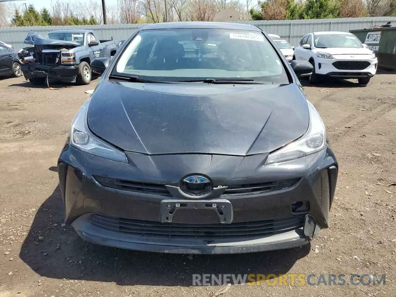 5 fotografías del automóvil dañado JTDKAMFU6M3150108 TOYOTA PRIUS 2021
