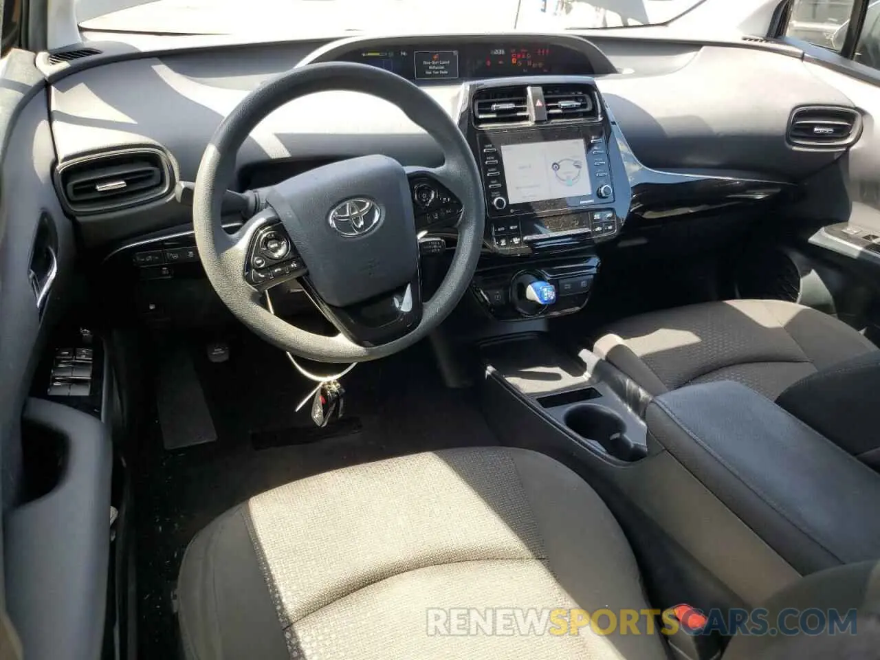 8 fotografías del automóvil dañado JTDKAMFU6M3150108 TOYOTA PRIUS 2021