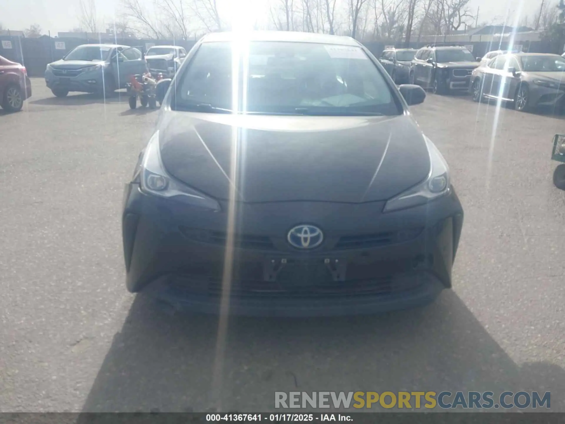 12 fotografías del automóvil dañado JTDKAMFU6M3151968 TOYOTA PRIUS 2021