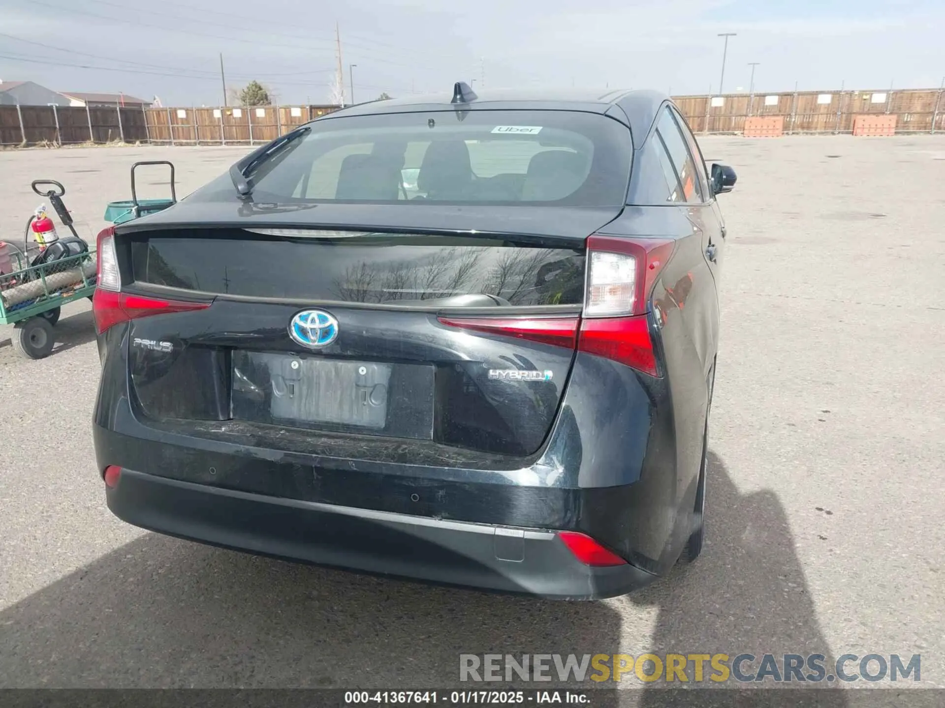 16 fotografías del automóvil dañado JTDKAMFU6M3151968 TOYOTA PRIUS 2021