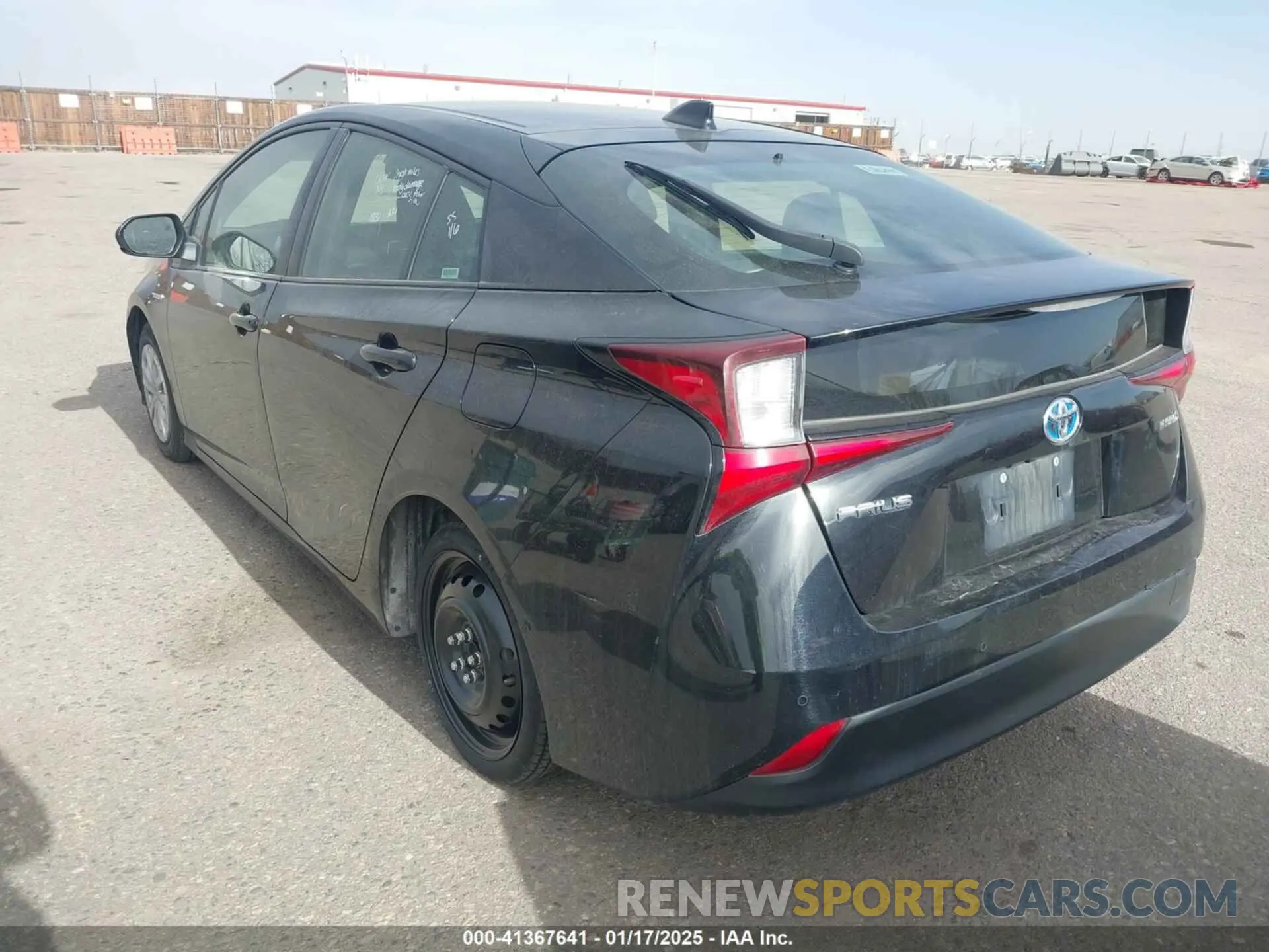3 fotografías del automóvil dañado JTDKAMFU6M3151968 TOYOTA PRIUS 2021