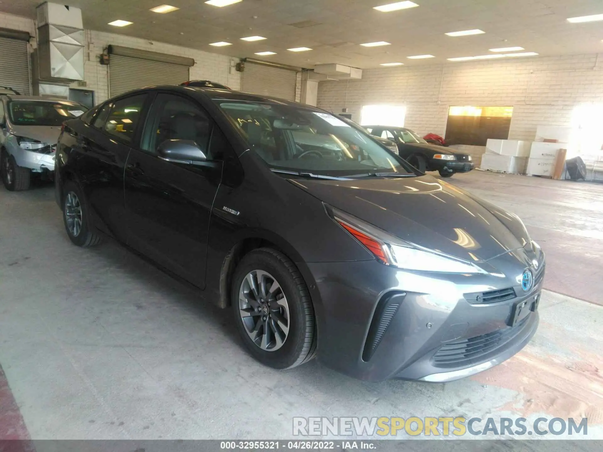1 fotografías del automóvil dañado JTDKAMFU7M3128313 TOYOTA PRIUS 2021