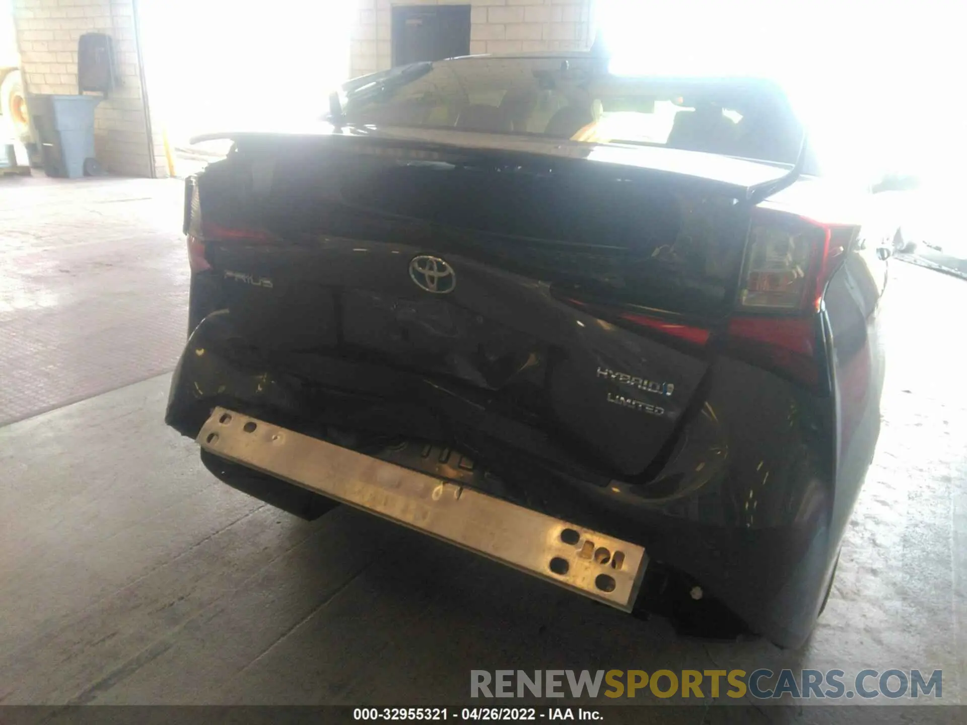 6 fotografías del automóvil dañado JTDKAMFU7M3128313 TOYOTA PRIUS 2021