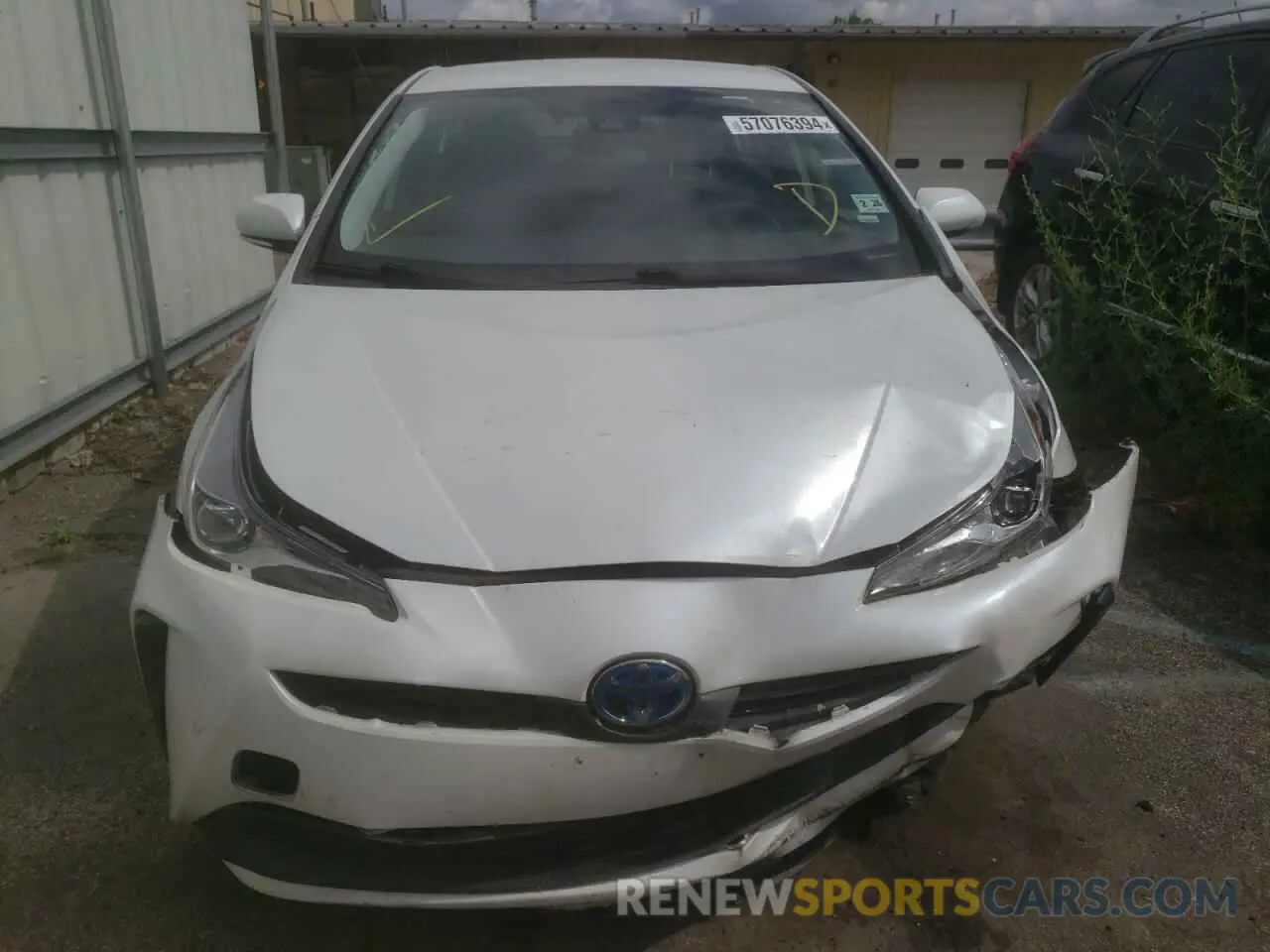 5 fotografías del automóvil dañado JTDKAMFU7M3133835 TOYOTA PRIUS 2021