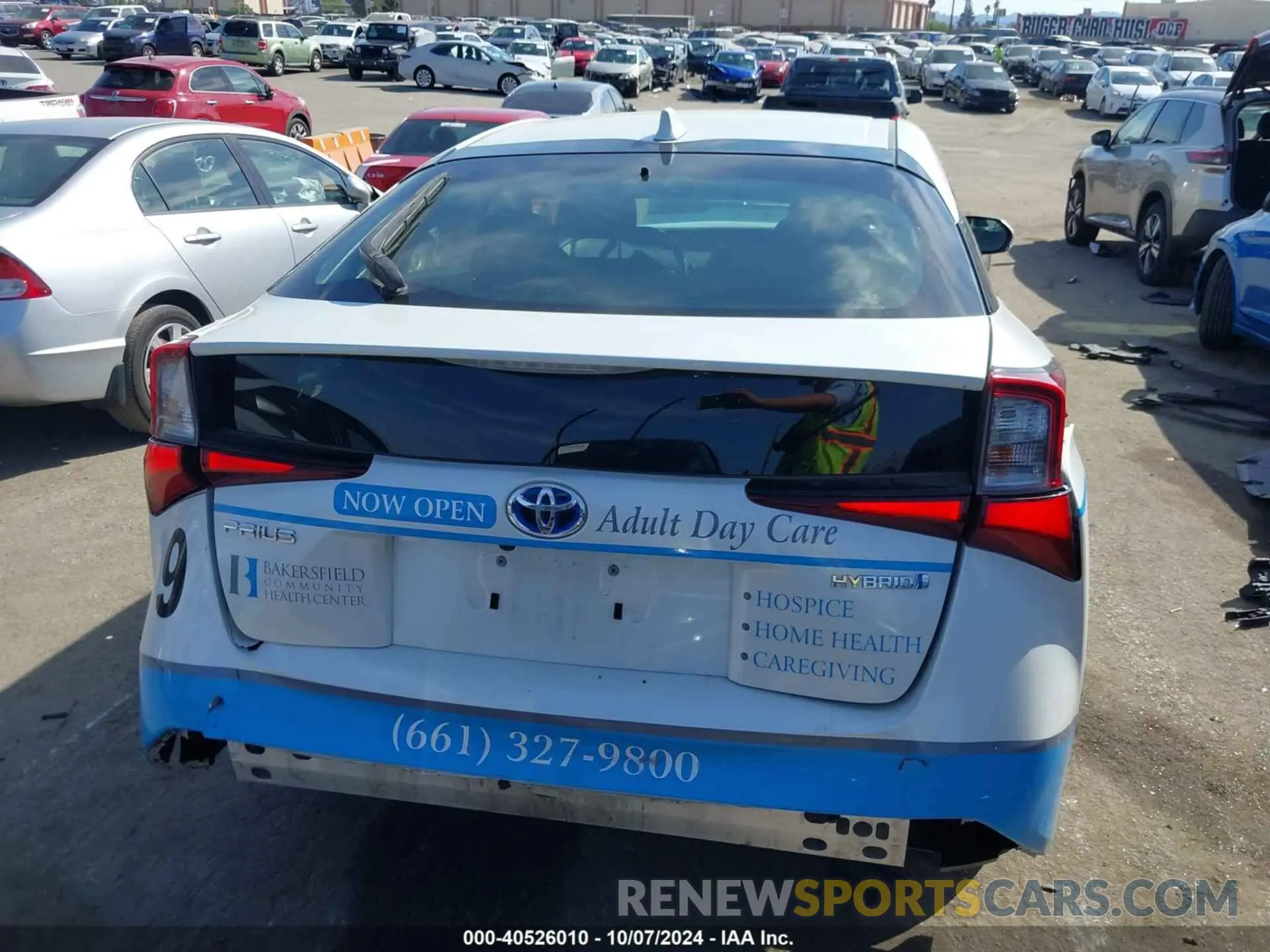 16 fotografías del automóvil dañado JTDKAMFU7M3135133 TOYOTA PRIUS 2021