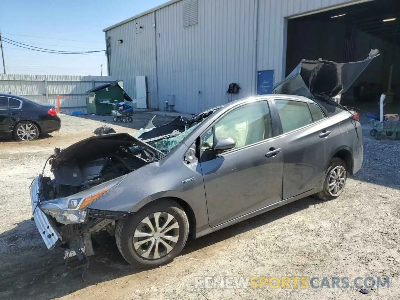 1 fotografías del automóvil dañado JTDKAMFU7M3145855 TOYOTA PRIUS 2021