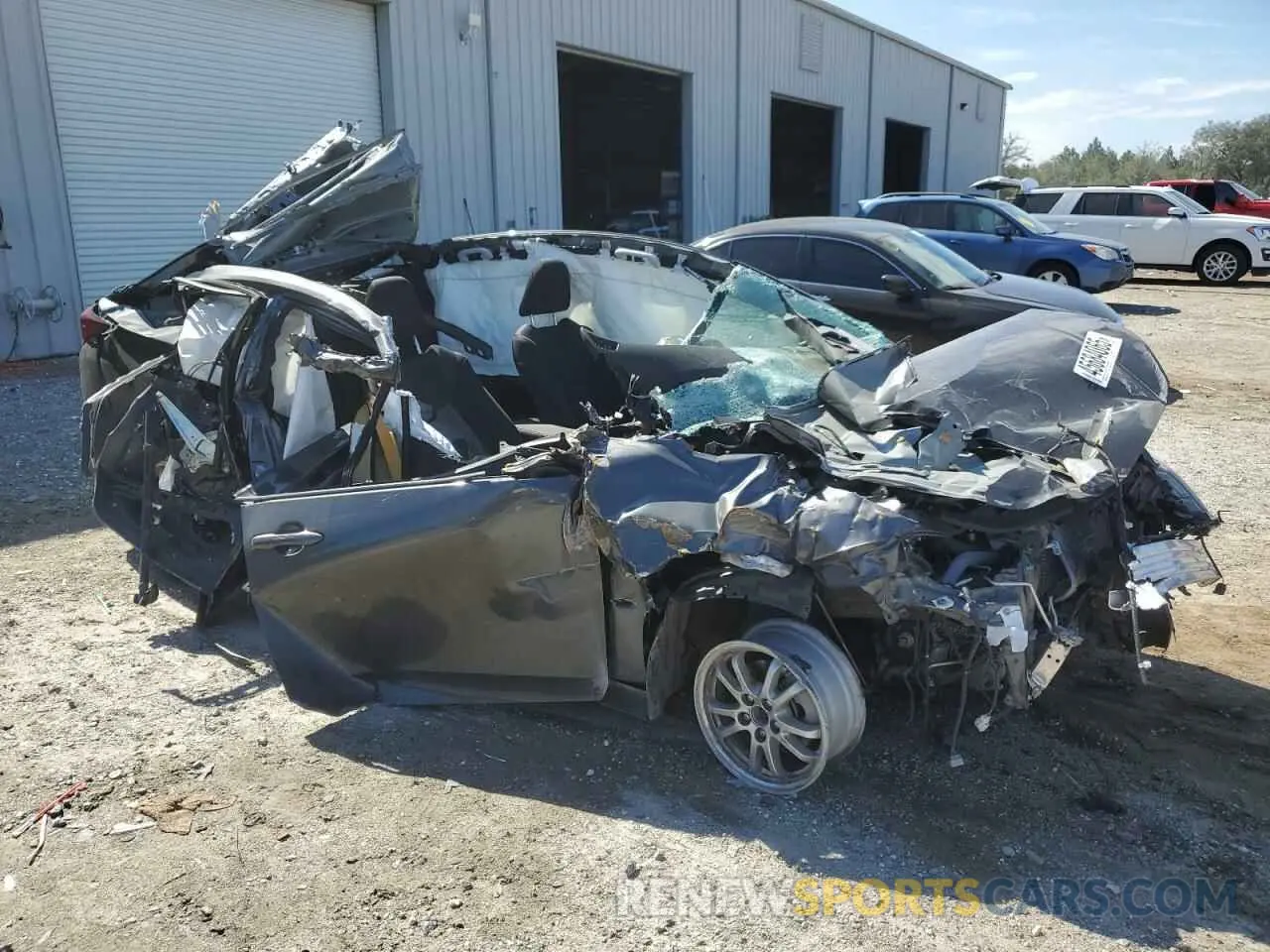4 fotografías del automóvil dañado JTDKAMFU7M3145855 TOYOTA PRIUS 2021