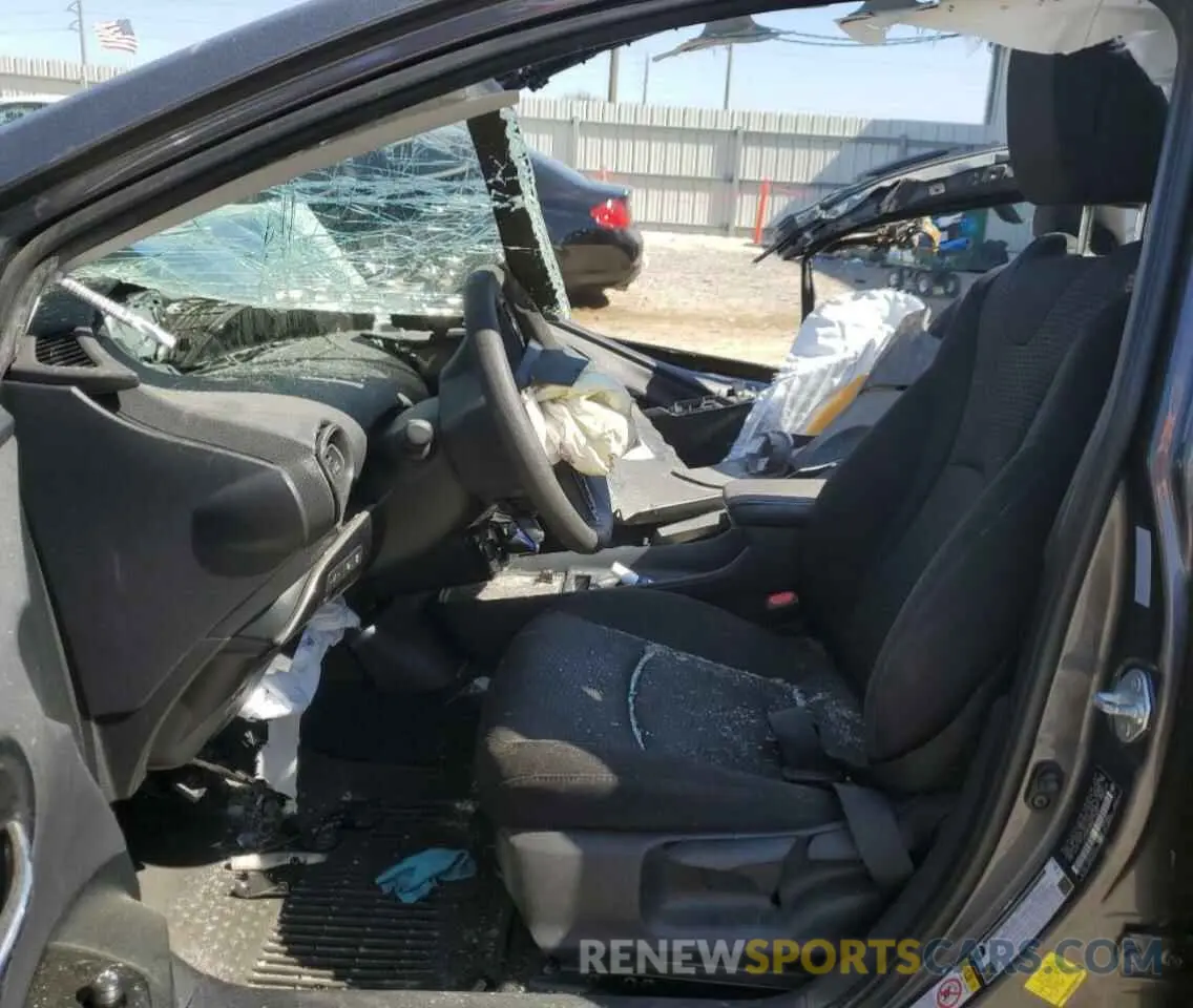 7 fotografías del automóvil dañado JTDKAMFU7M3145855 TOYOTA PRIUS 2021