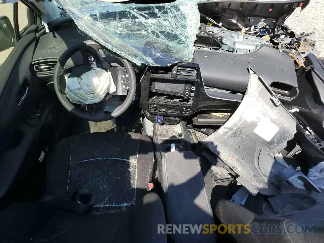 8 fotografías del automóvil dañado JTDKAMFU7M3145855 TOYOTA PRIUS 2021