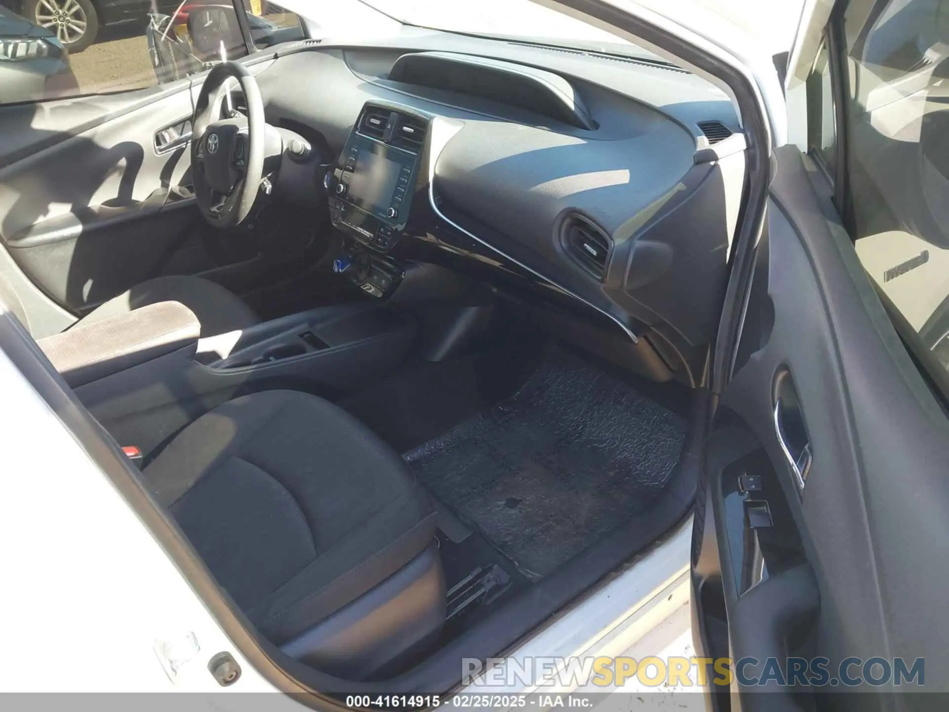 5 fotografías del automóvil dañado JTDKAMFU7M3148089 TOYOTA PRIUS 2021
