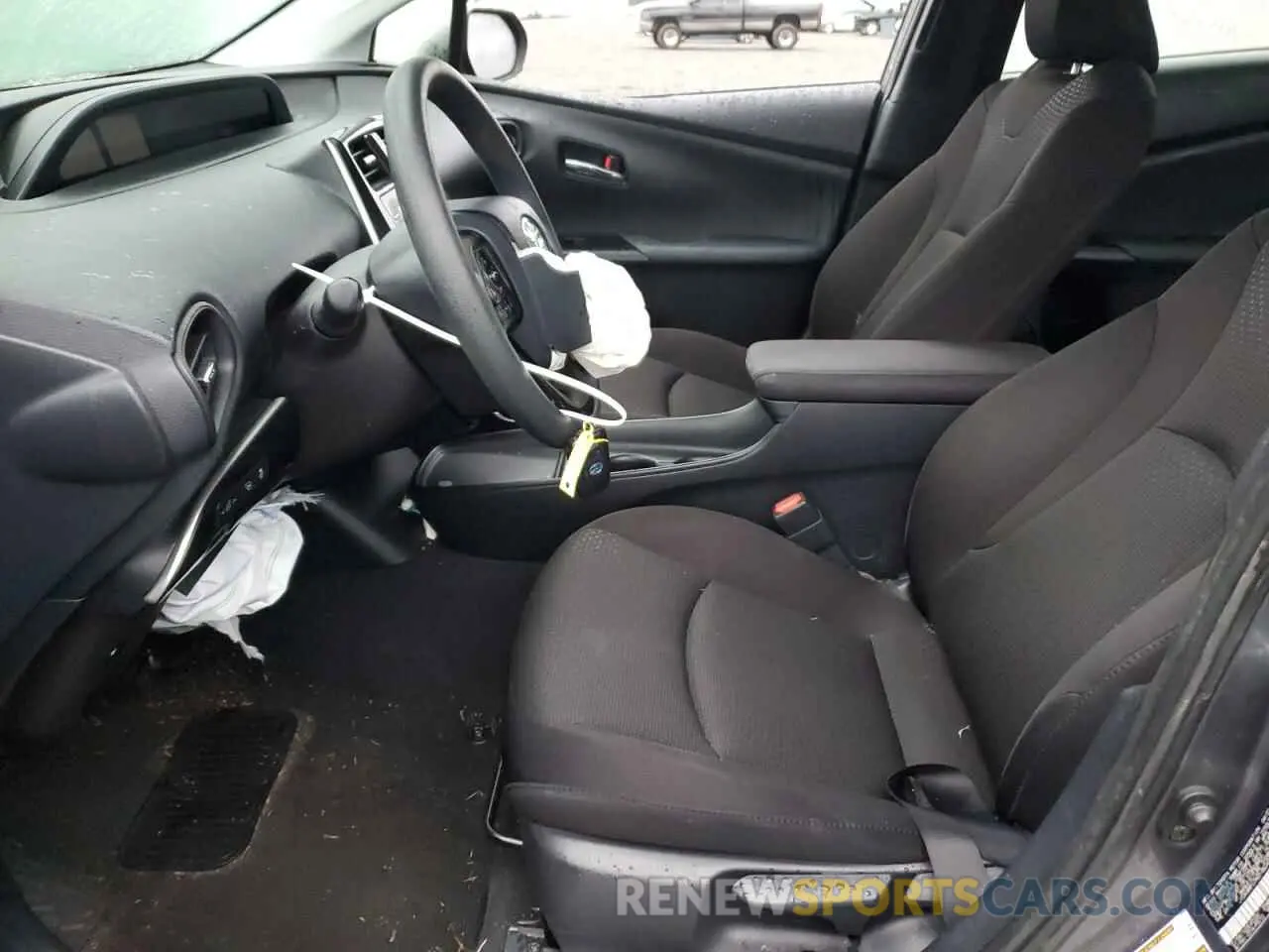 7 fotografías del automóvil dañado JTDKAMFU7M3148240 TOYOTA PRIUS 2021