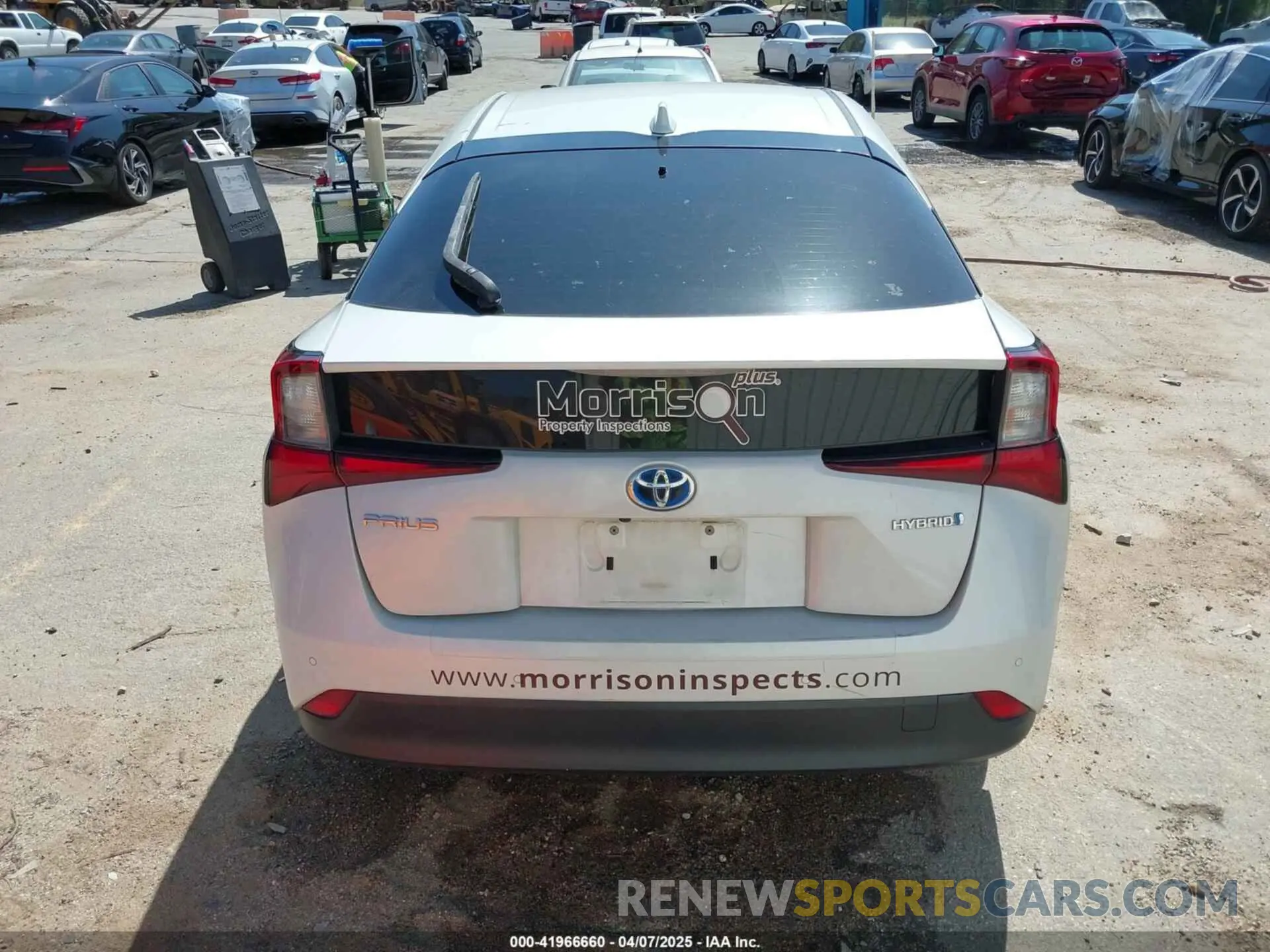 16 fotografías del automóvil dañado JTDKAMFU8M3133925 TOYOTA PRIUS 2021