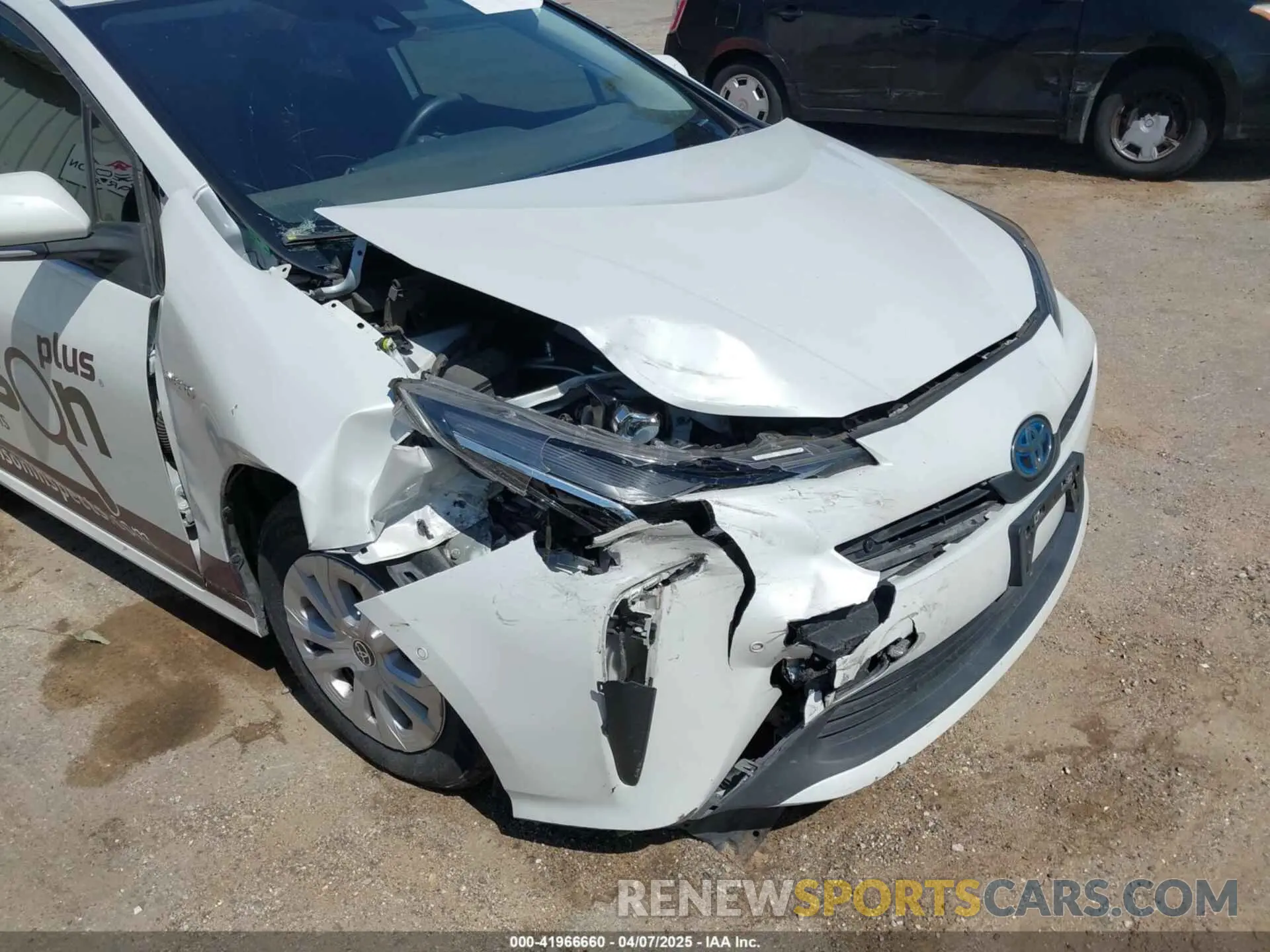 6 fotografías del automóvil dañado JTDKAMFU8M3133925 TOYOTA PRIUS 2021