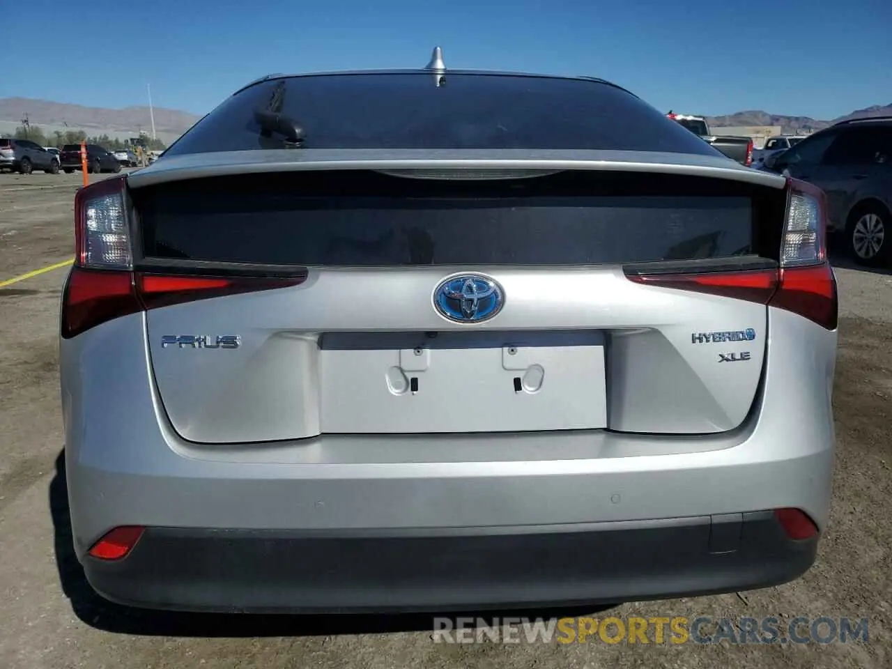 6 fotografías del automóvil dañado JTDKAMFU8M3135691 TOYOTA PRIUS 2021