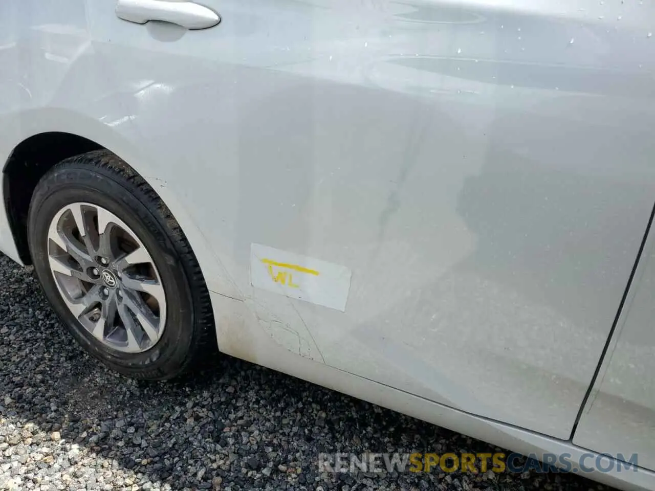 12 fotografías del automóvil dañado JTDKAMFU8M3139384 TOYOTA PRIUS 2021