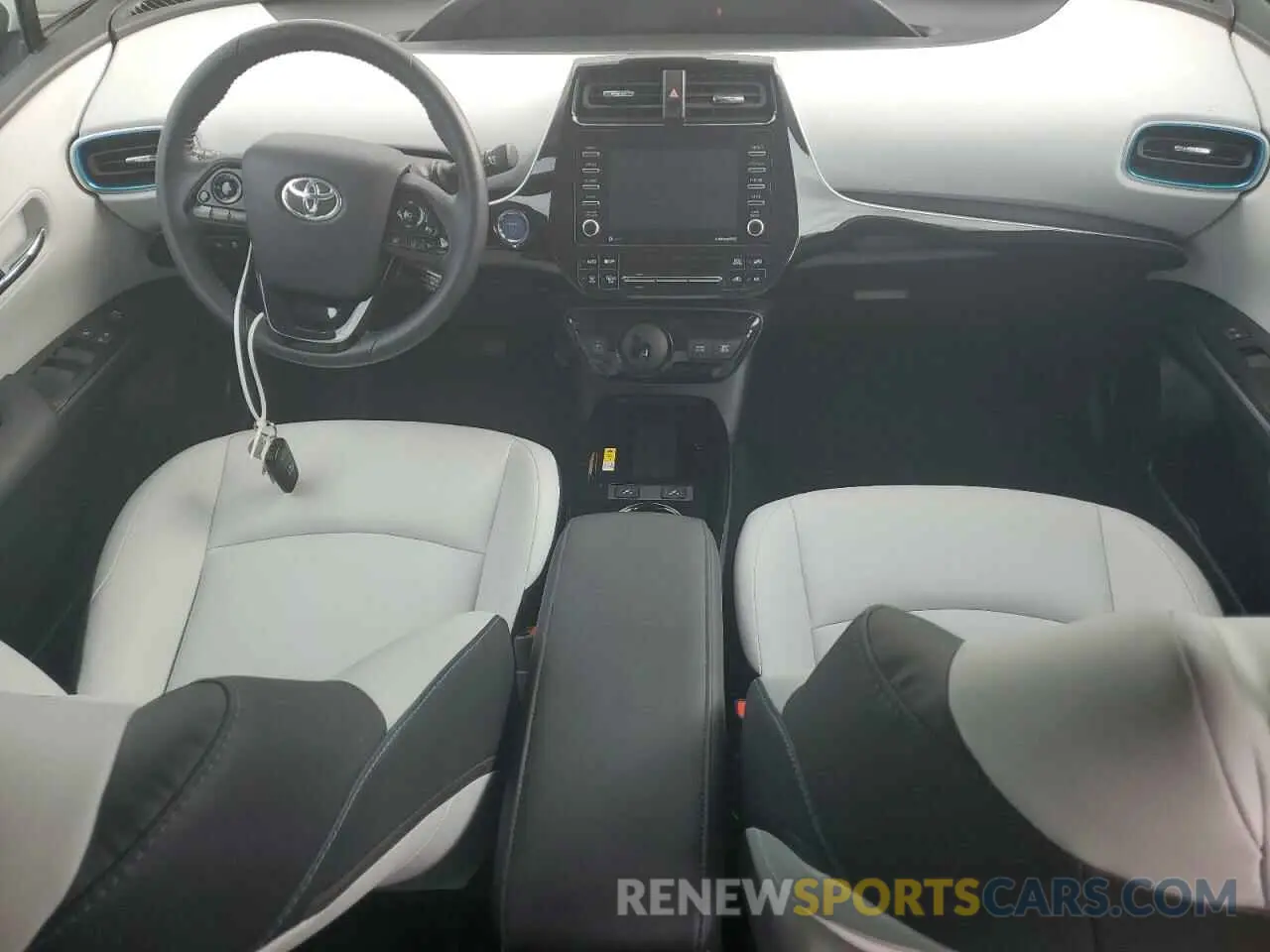 8 fotografías del automóvil dañado JTDKAMFU8M3139384 TOYOTA PRIUS 2021
