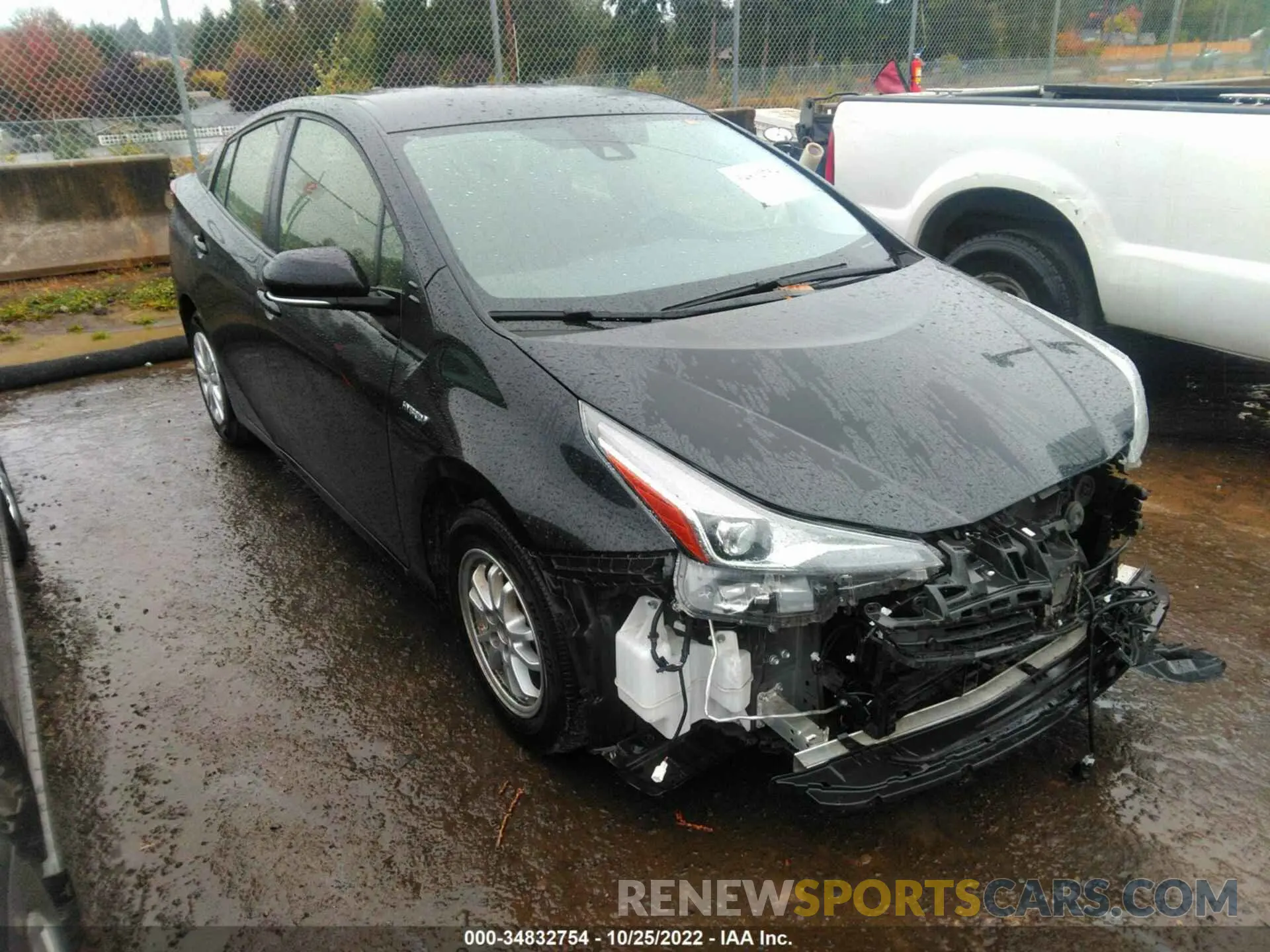 1 fotografías del automóvil dañado JTDKAMFU8M3145900 TOYOTA PRIUS 2021