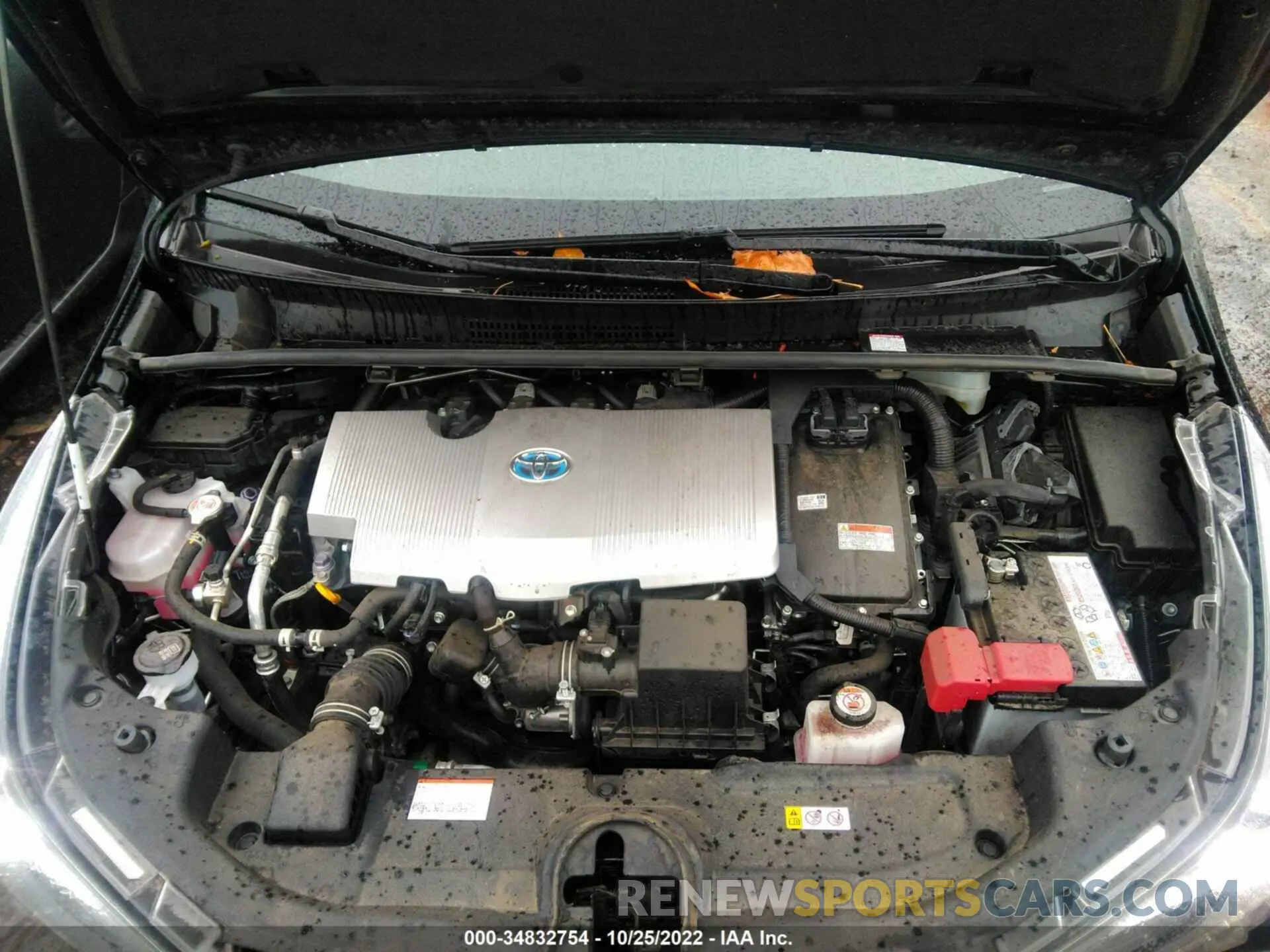 10 fotografías del automóvil dañado JTDKAMFU8M3145900 TOYOTA PRIUS 2021
