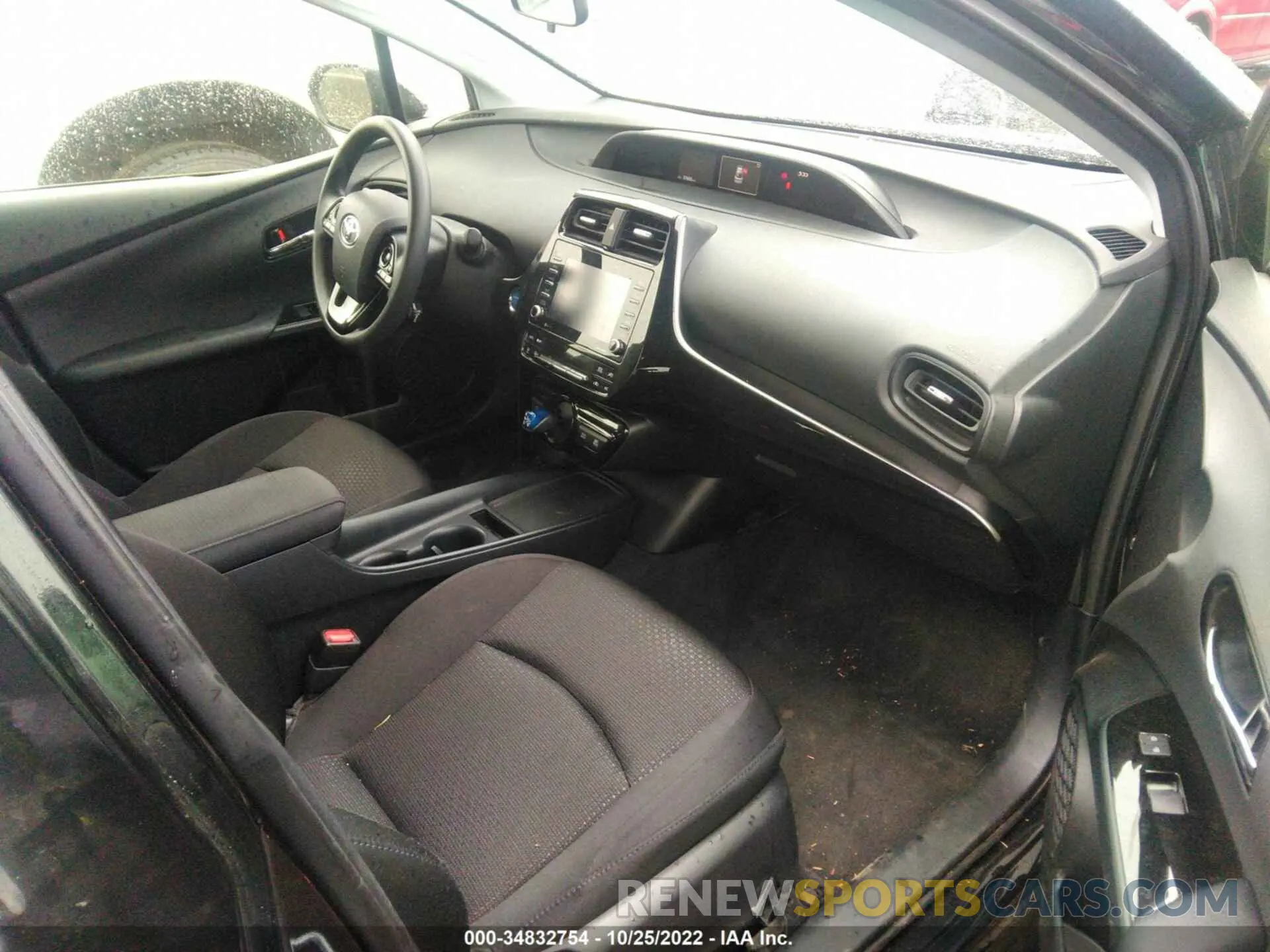 5 fotografías del automóvil dañado JTDKAMFU8M3145900 TOYOTA PRIUS 2021