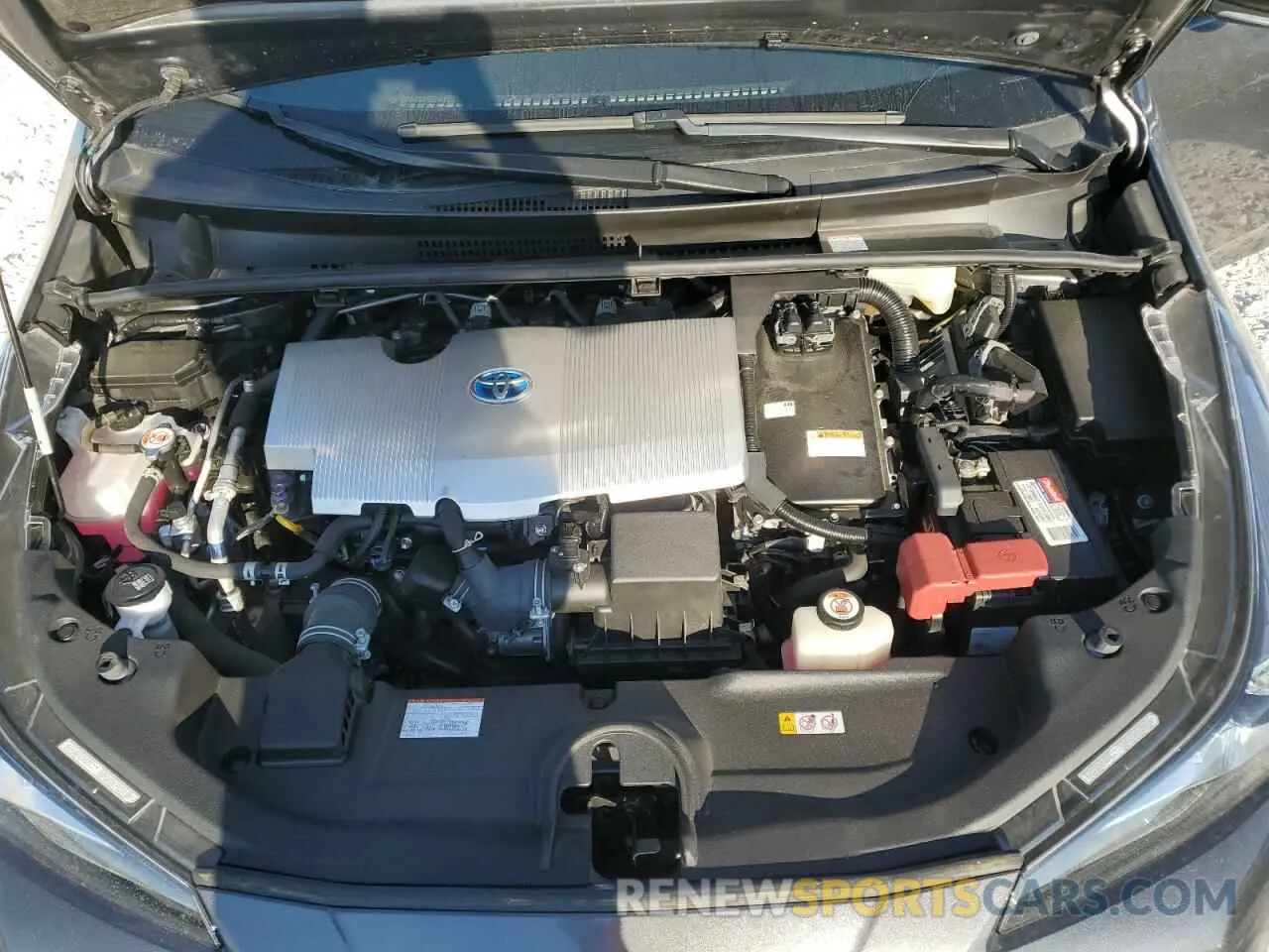11 fotografías del automóvil dañado JTDKAMFU8M3146805 TOYOTA PRIUS 2021