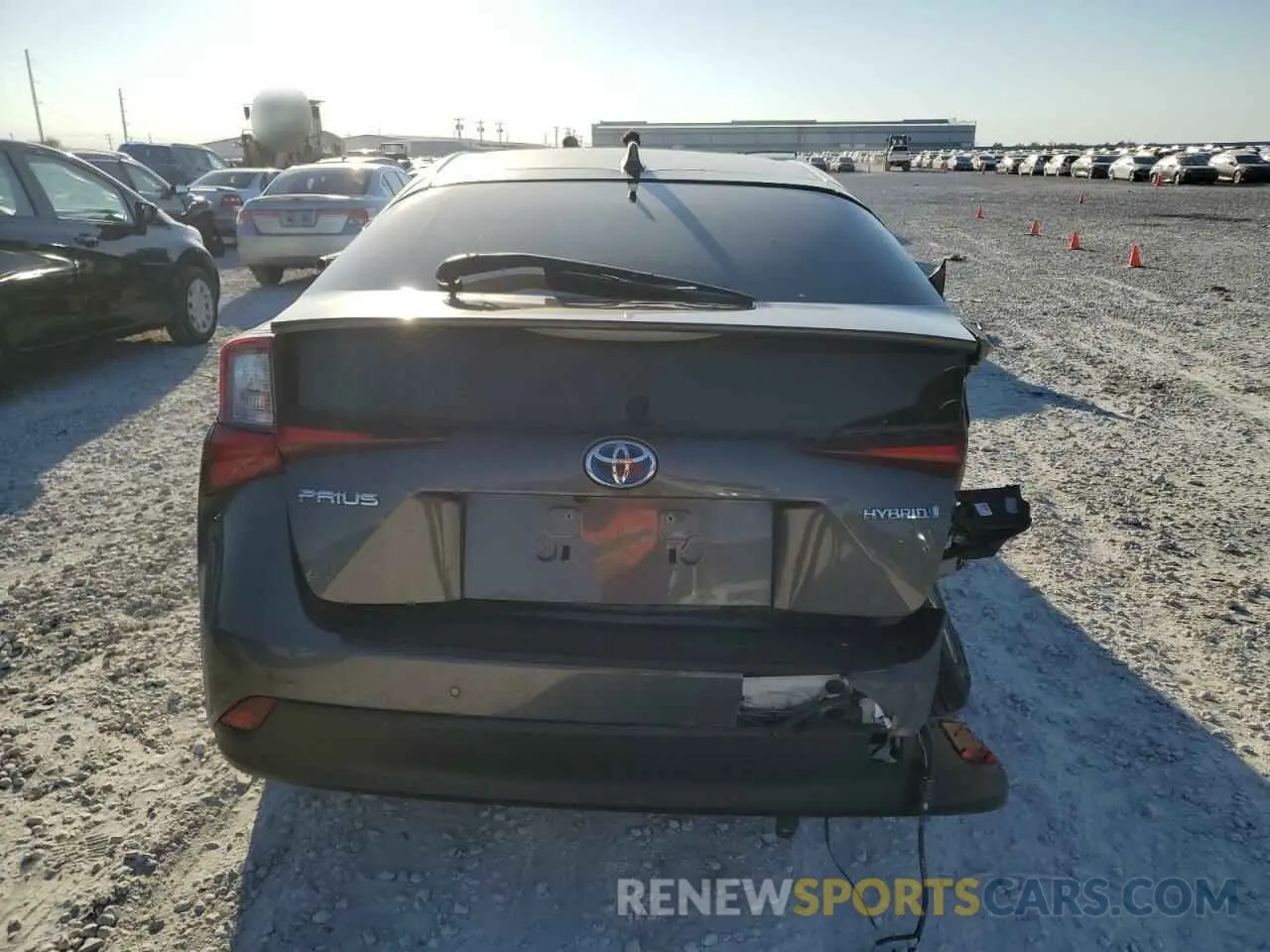 6 fotografías del automóvil dañado JTDKAMFU8M3146805 TOYOTA PRIUS 2021