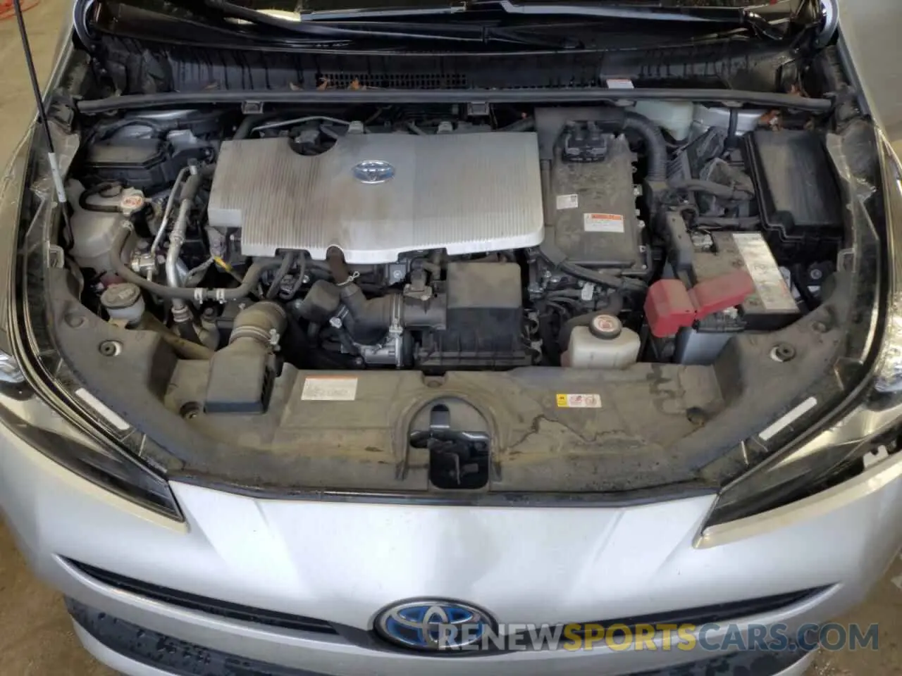 11 fotografías del automóvil dañado JTDKAMFU8M3149218 TOYOTA PRIUS 2021