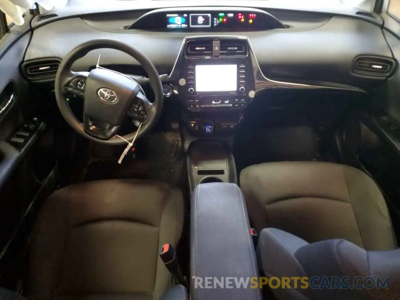 8 fotografías del automóvil dañado JTDKAMFU8M3149218 TOYOTA PRIUS 2021