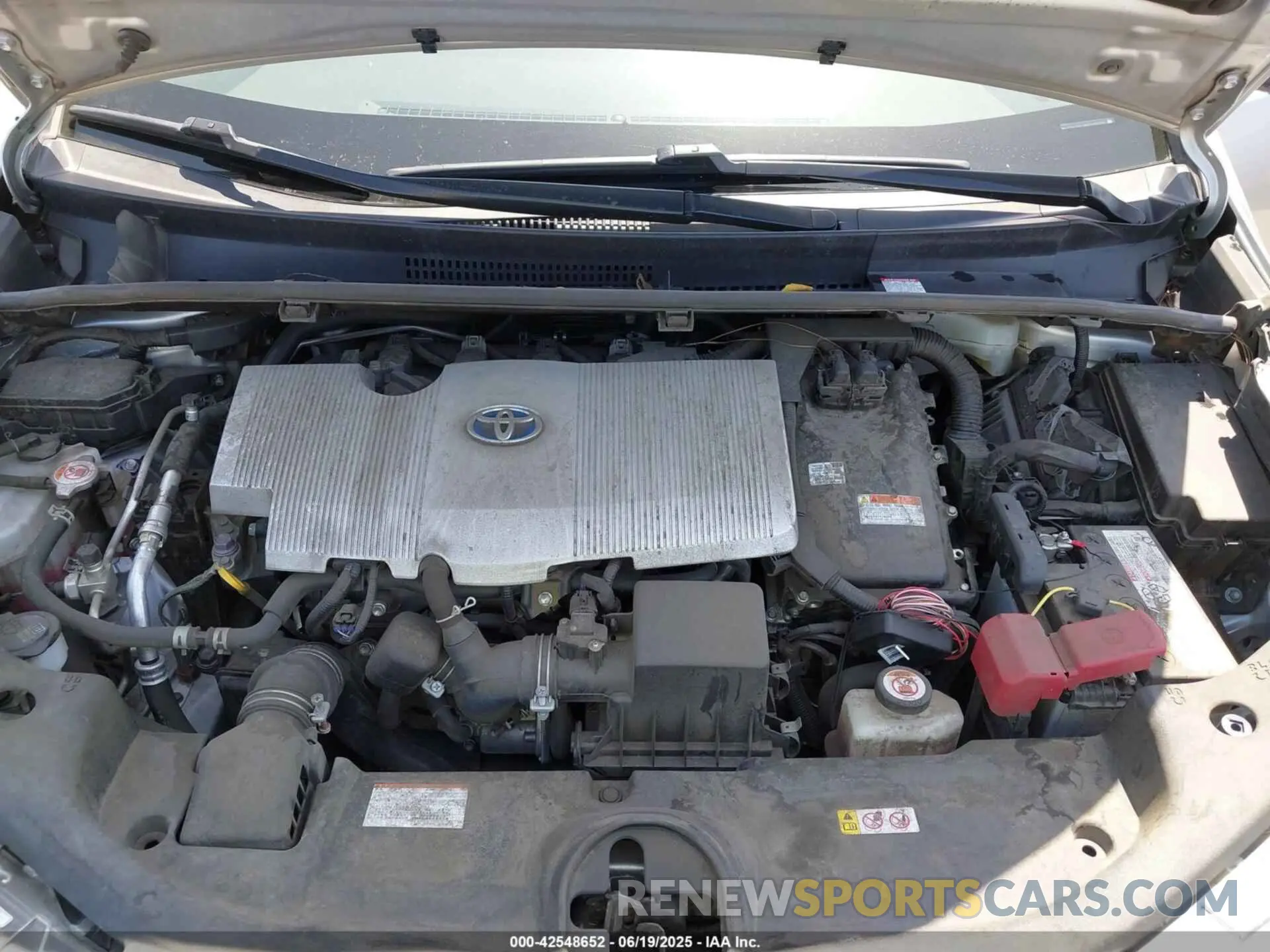 10 fotografías del automóvil dañado JTDKAMFU8M3150739 TOYOTA PRIUS 2021