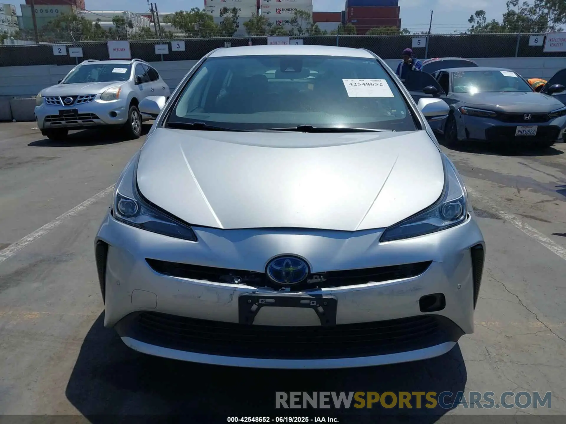 12 fotografías del automóvil dañado JTDKAMFU8M3150739 TOYOTA PRIUS 2021
