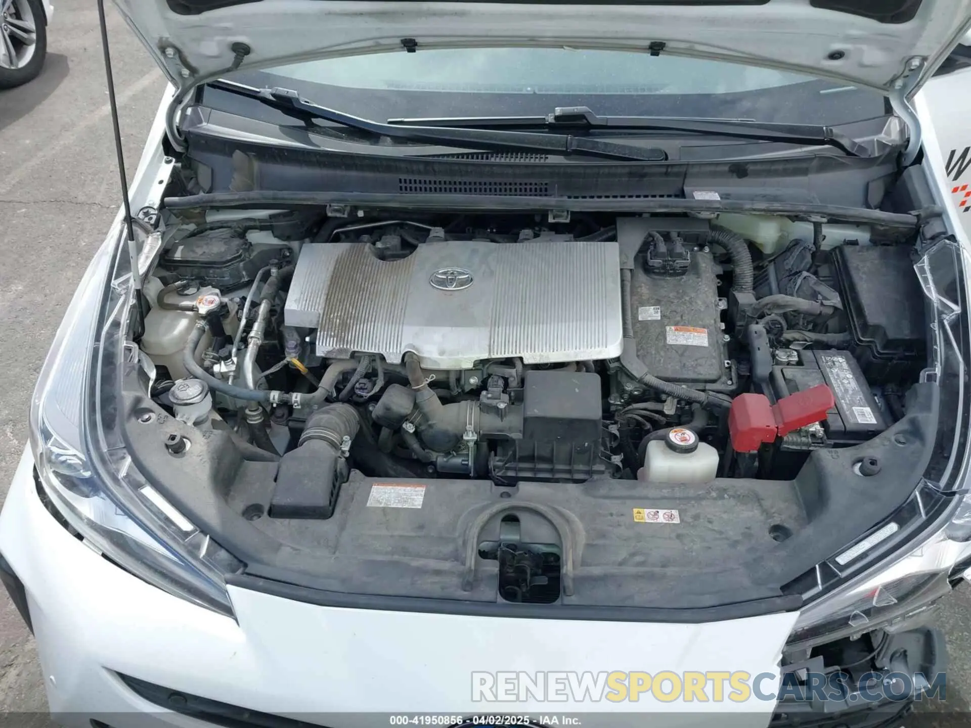 10 fotografías del automóvil dañado JTDKAMFU9M3133528 TOYOTA PRIUS 2021
