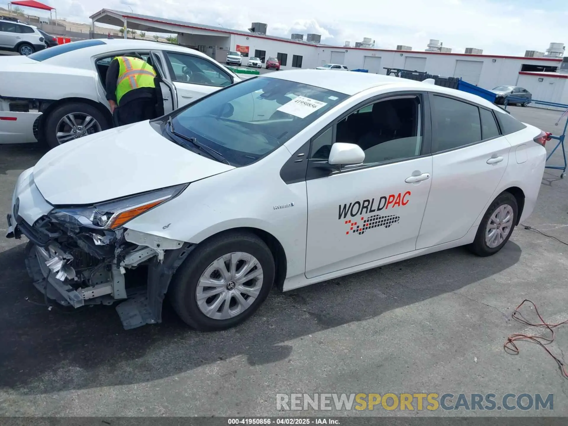 14 fotografías del automóvil dañado JTDKAMFU9M3133528 TOYOTA PRIUS 2021