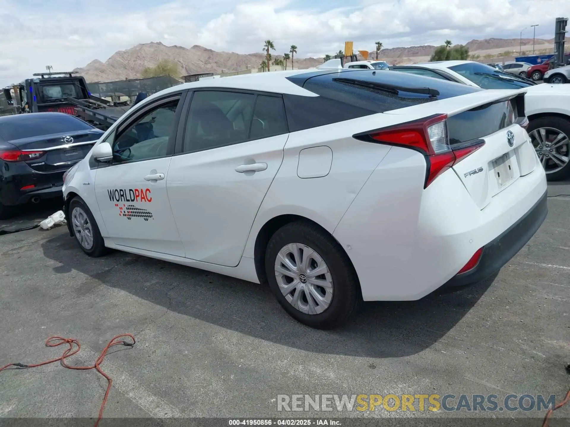 3 fotografías del automóvil dañado JTDKAMFU9M3133528 TOYOTA PRIUS 2021