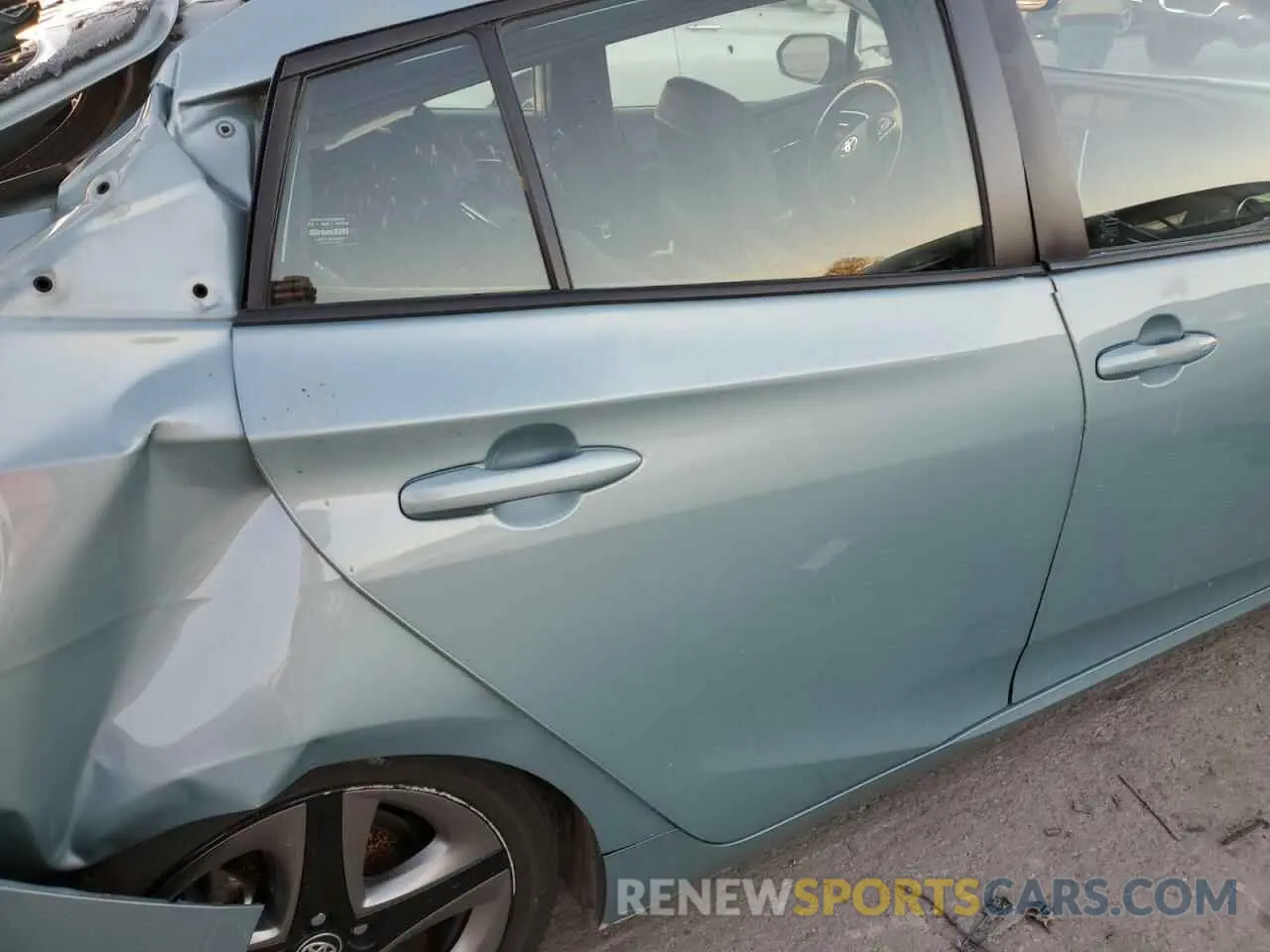 10 fotografías del automóvil dañado JTDKAMFU9M3140009 TOYOTA PRIUS 2021