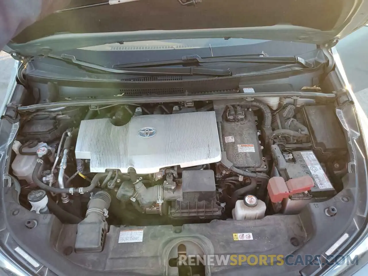 11 fotografías del automóvil dañado JTDKAMFU9M3140009 TOYOTA PRIUS 2021