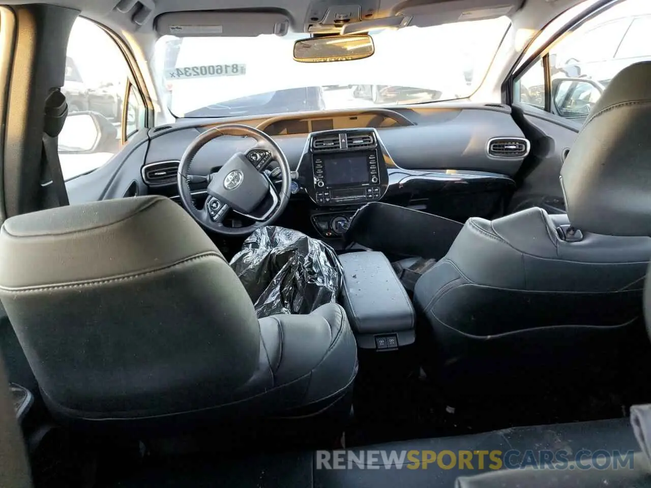 8 fotografías del automóvil dañado JTDKAMFU9M3140009 TOYOTA PRIUS 2021